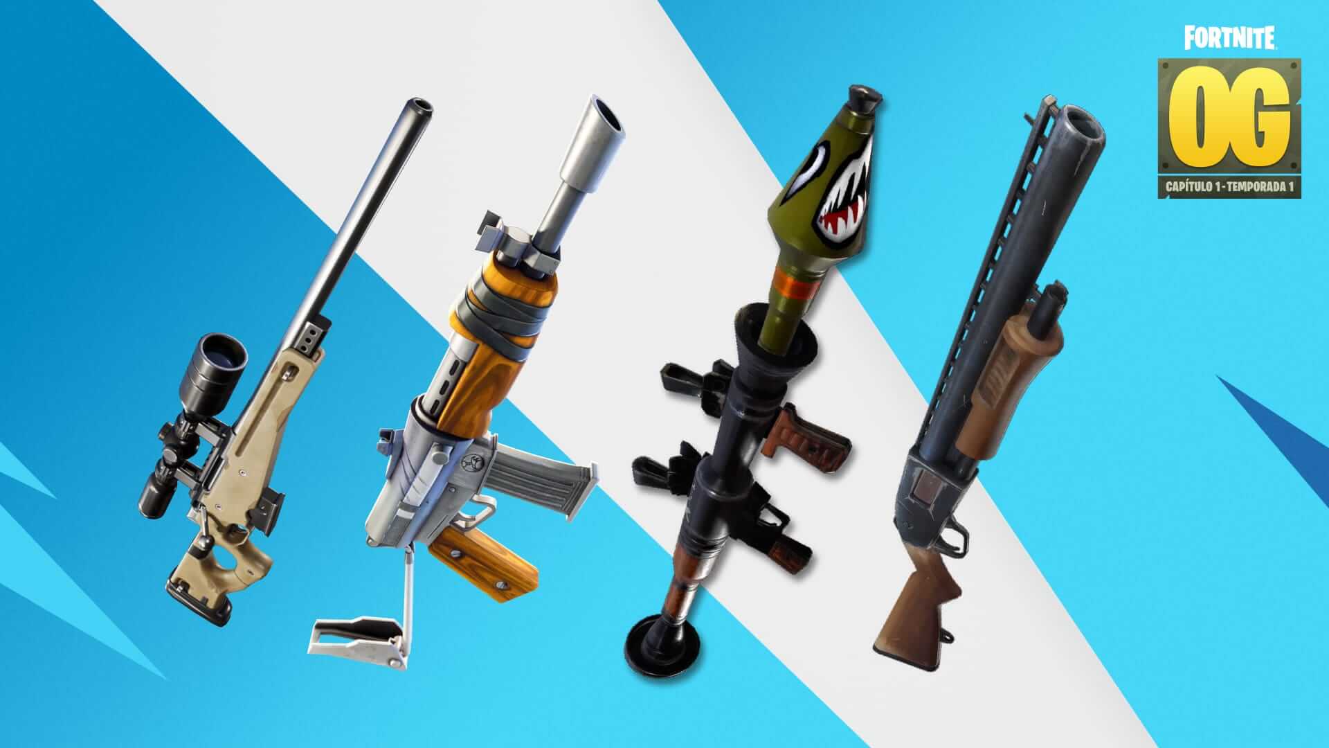 ES MX Fortnite Og Weapons