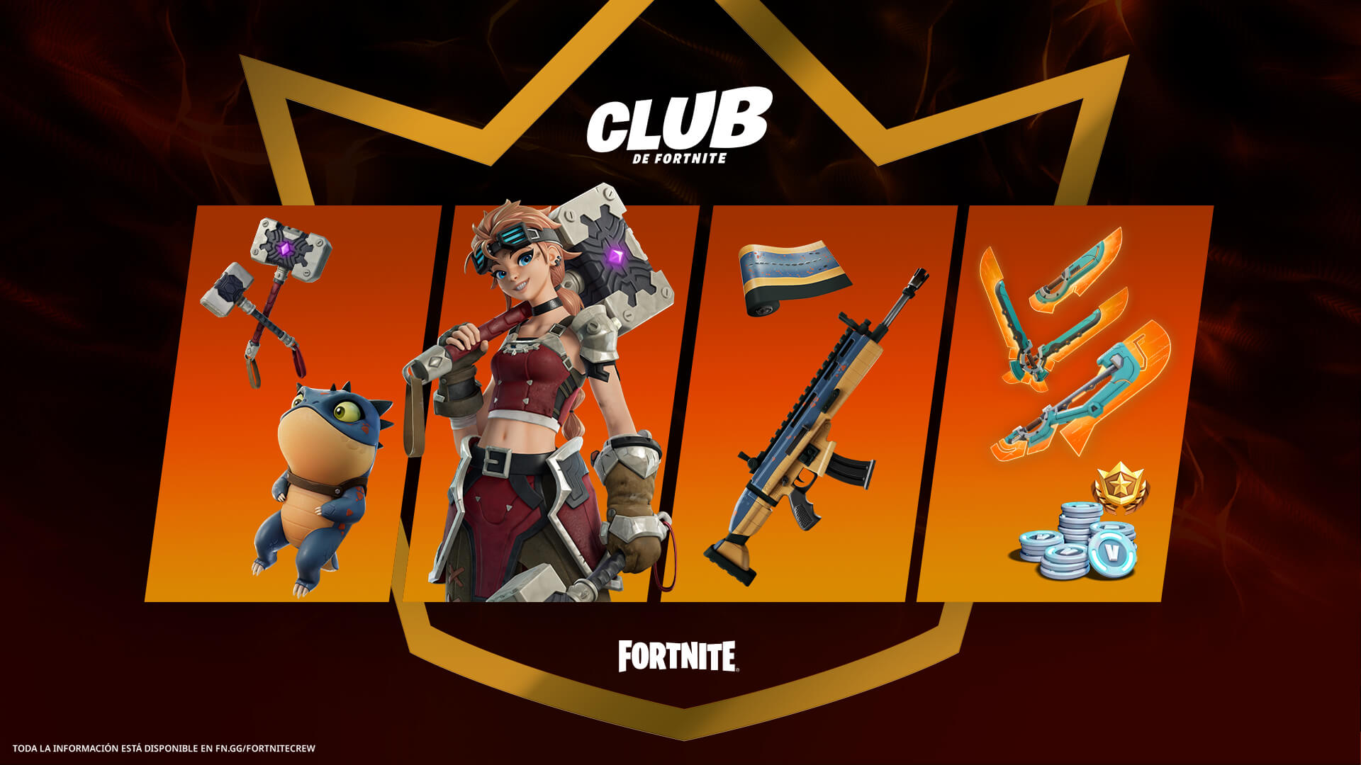 ¡Sylvie se pone en marcha en el paquete de club de Fortnite de febrero!