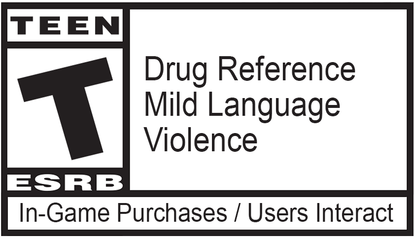 Calificación del juego: TEEN
