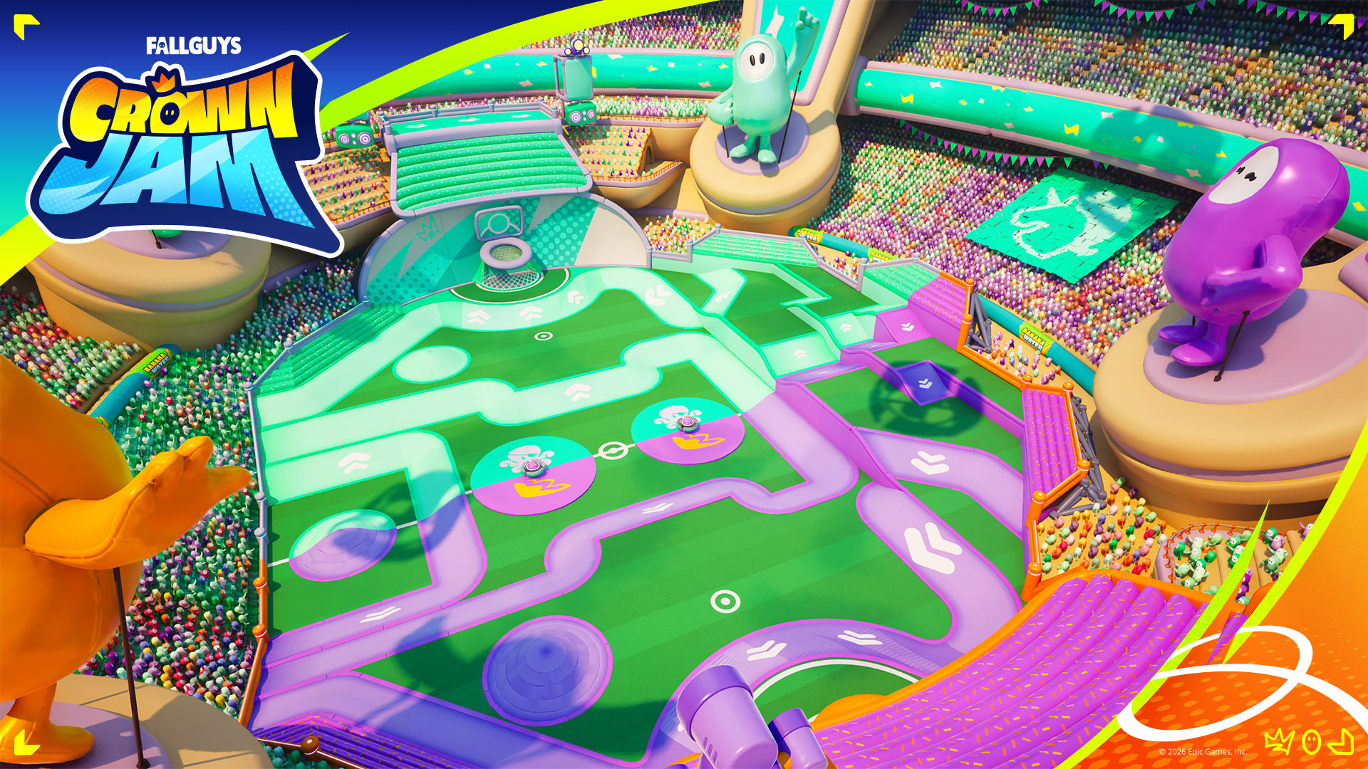 フォートナイト』に期間限定モード「Fall Guys Crown Jam」が登場