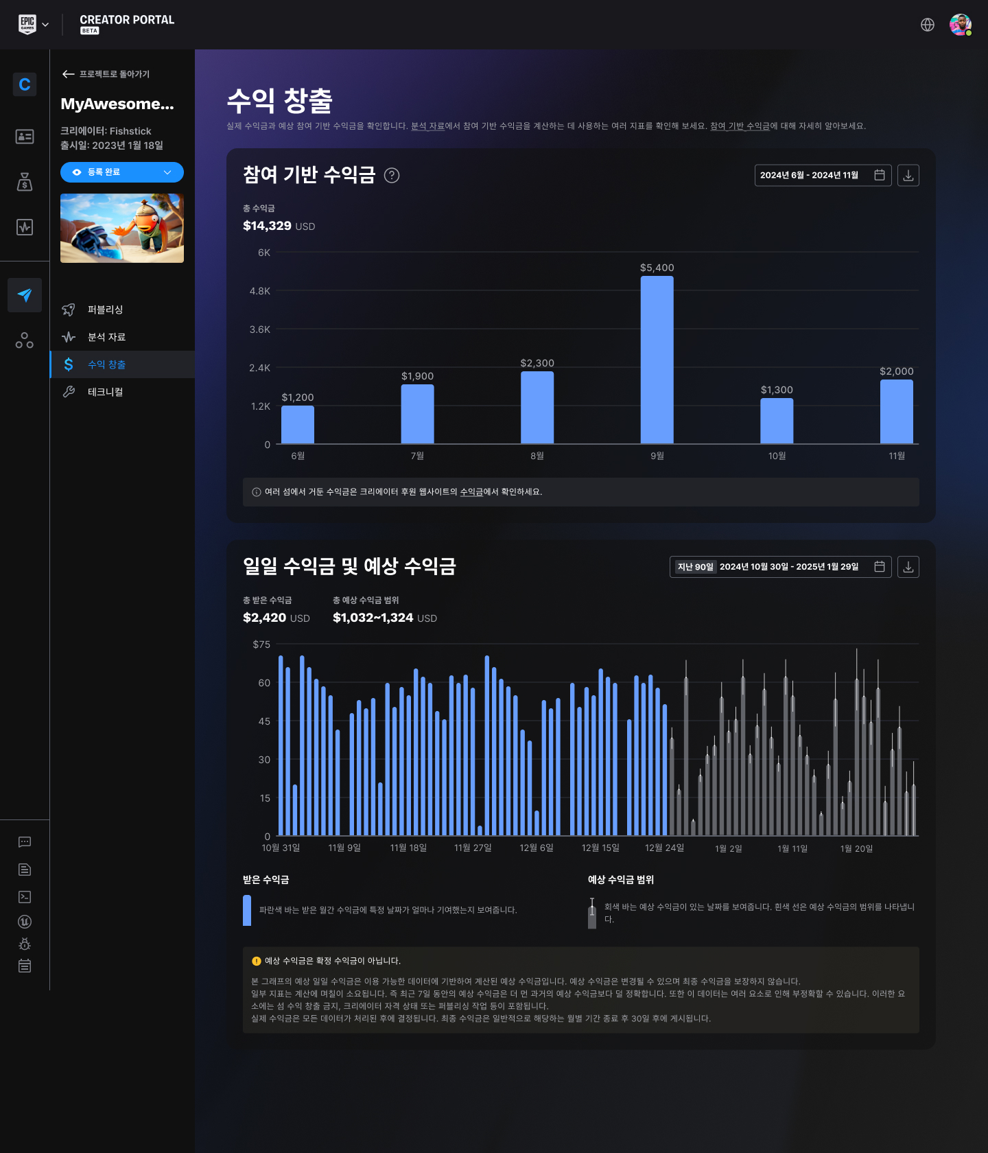 FNE Payout Estimator Export Last 90 Days Inline KrKO