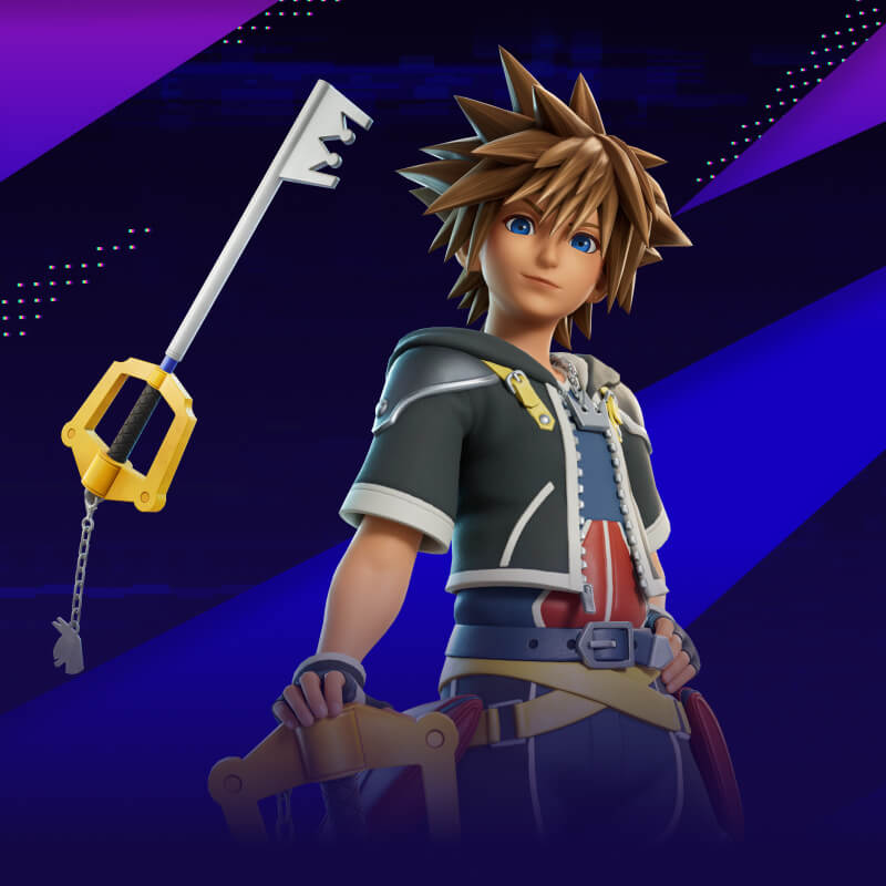 Copa móvil de KINGDOM HEARTS de la Serie de Glitch Battle Royale - Frontal del póster