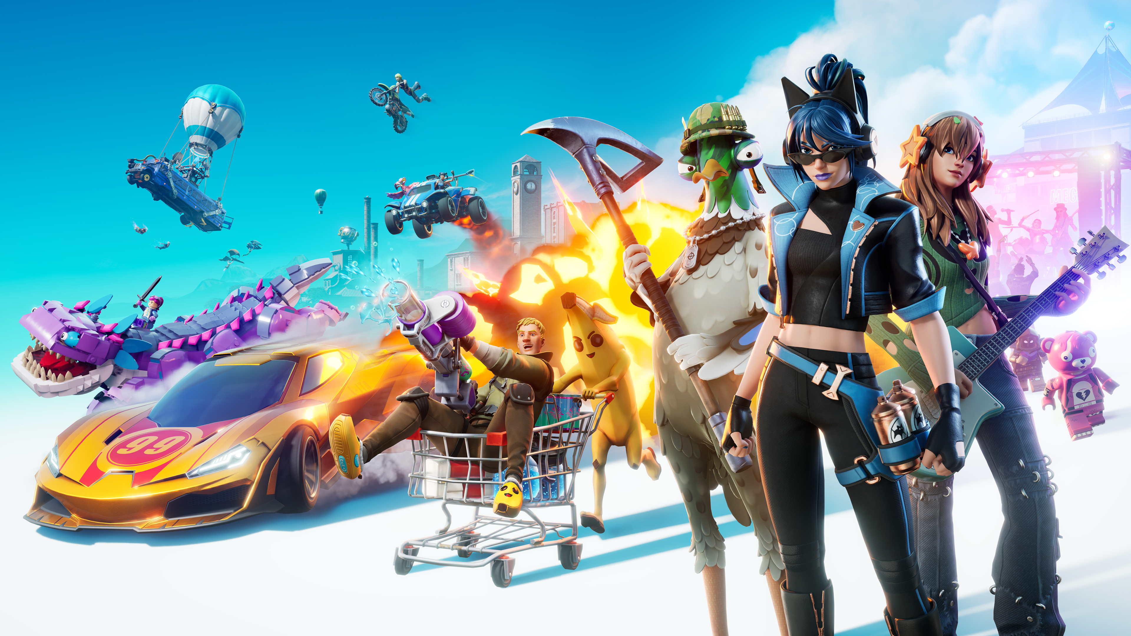 FNBR keyart with logo
