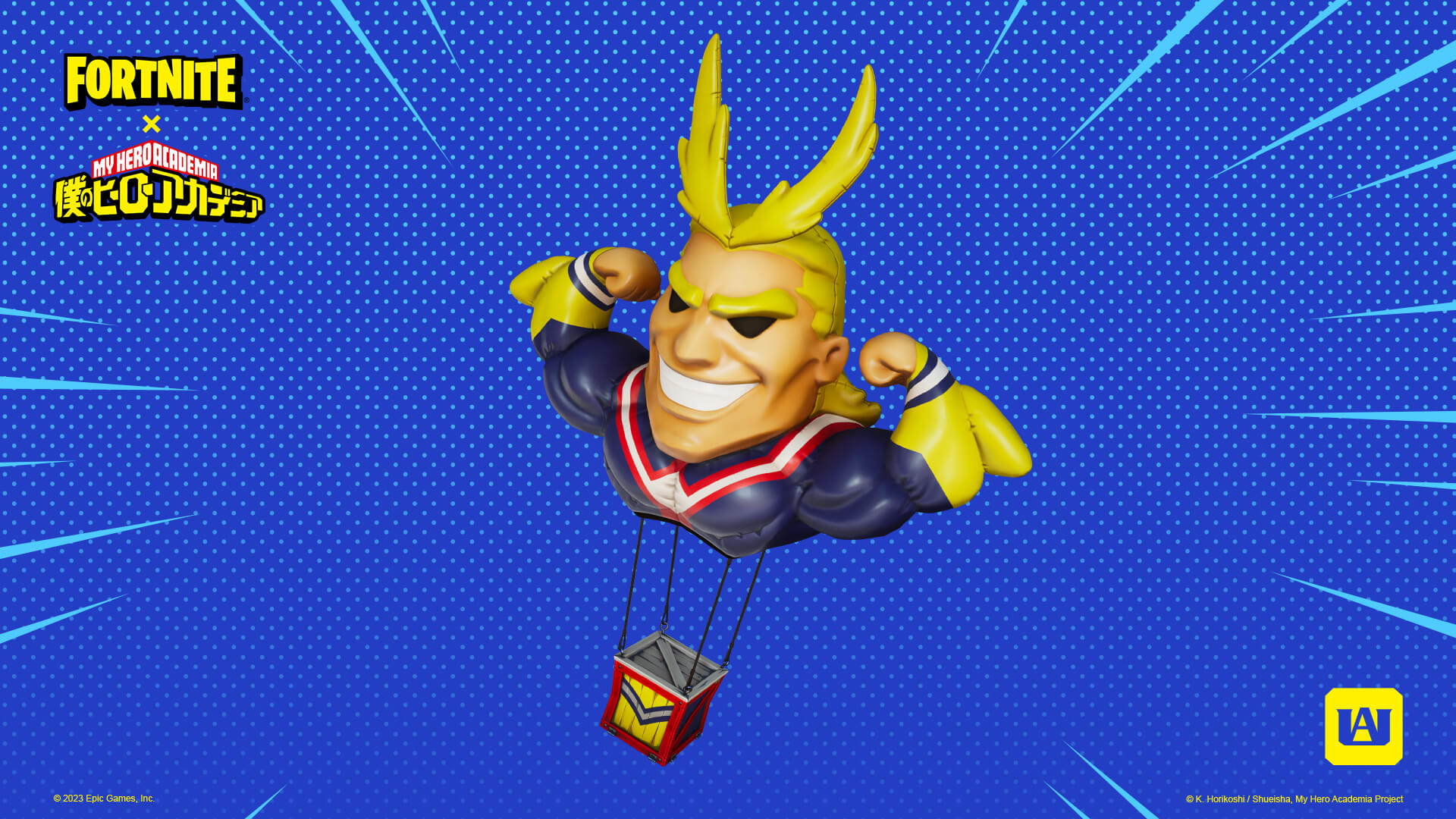 Caída de suministros de Fortnite All Might