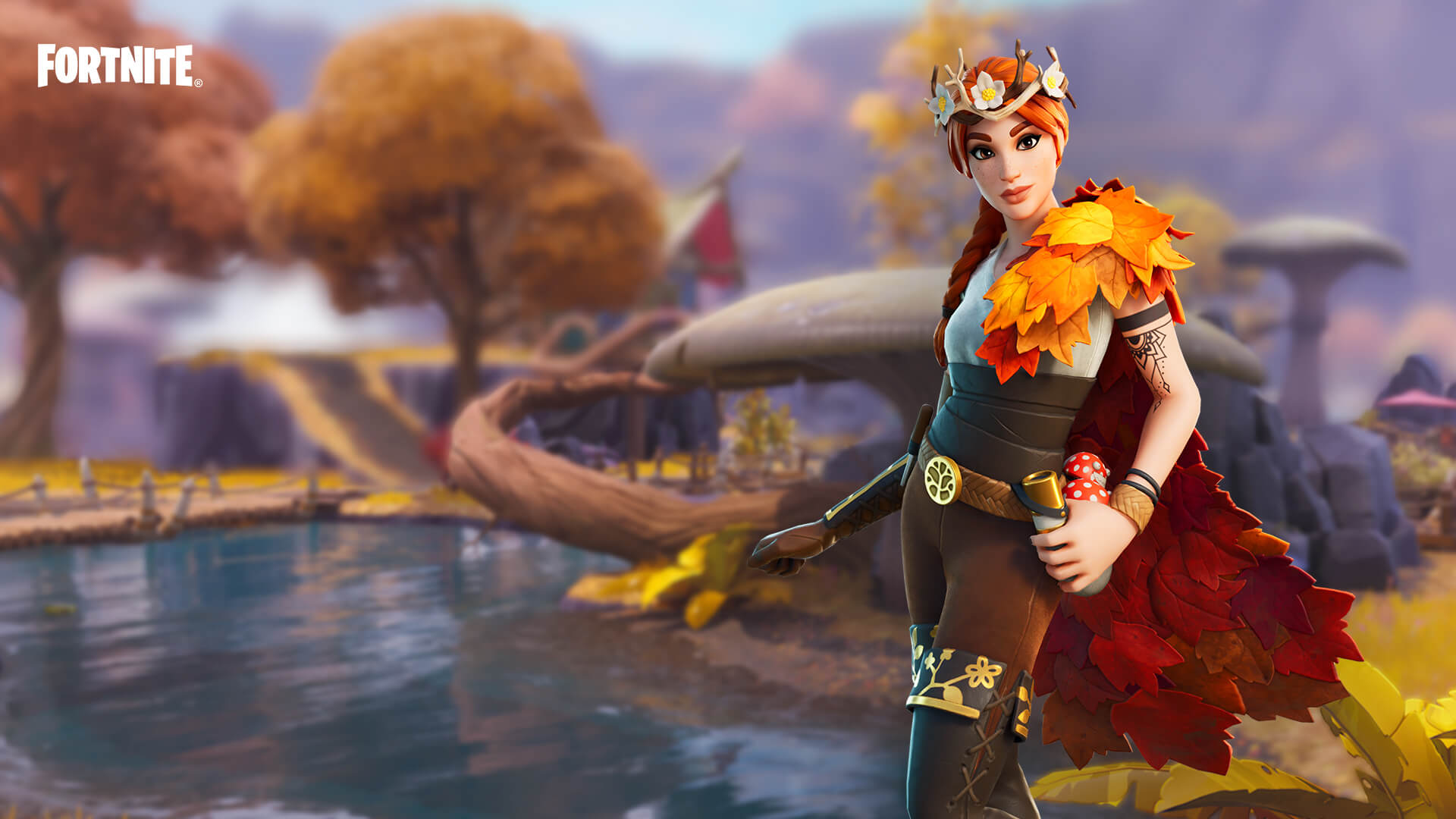 Fortnite Autumn Queen Png