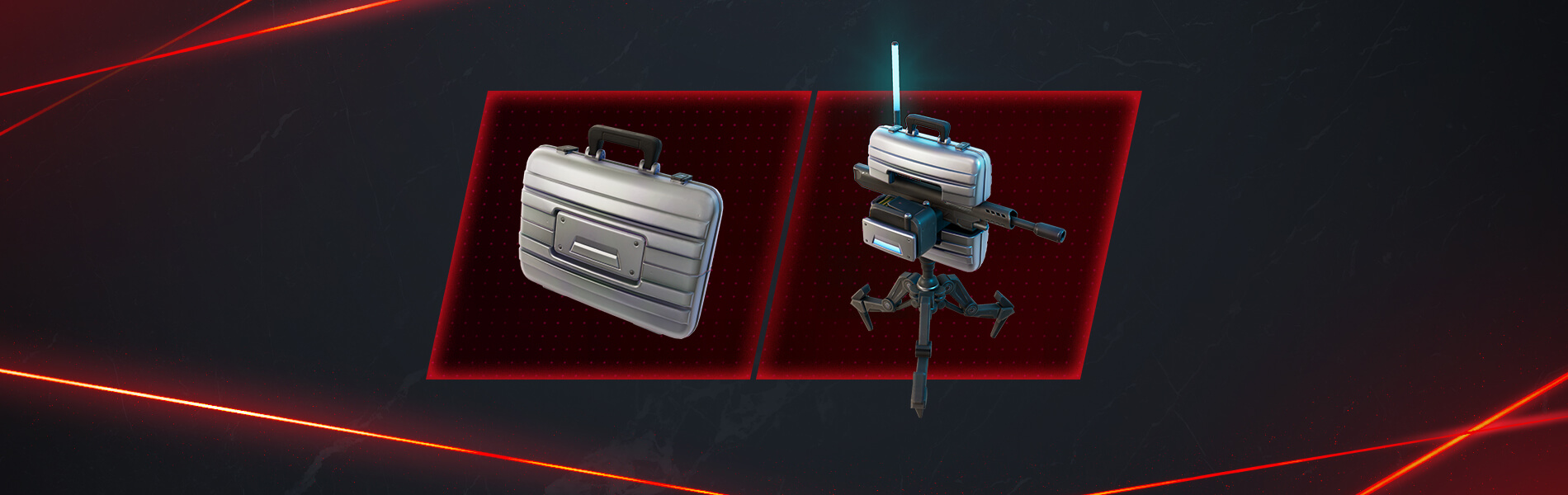 Fortnite Business Turret Briefcase Form and Deployed Form