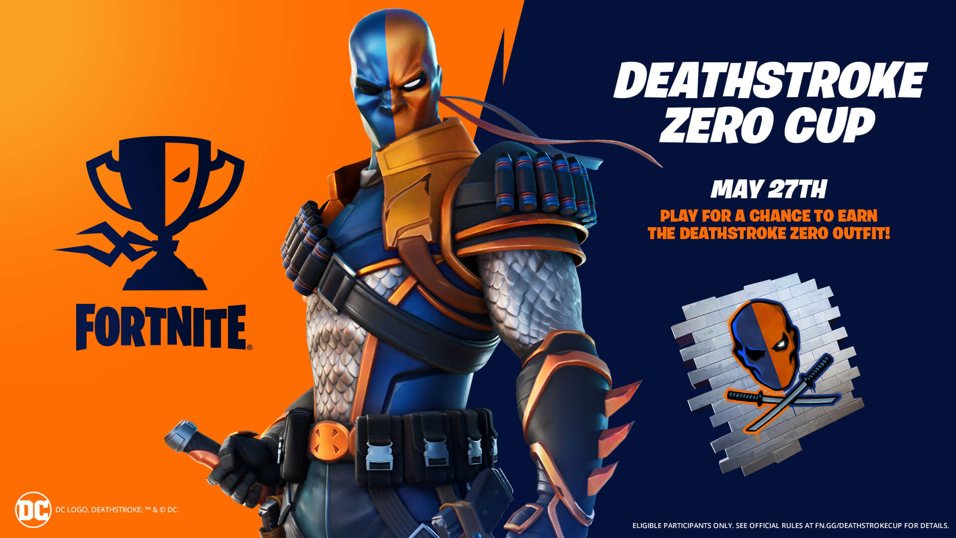 Deathstroke Skin Fortnite Release Date Get Deathstroke Zero Outfit Early By Competing In The Deathstroke Zero Cup