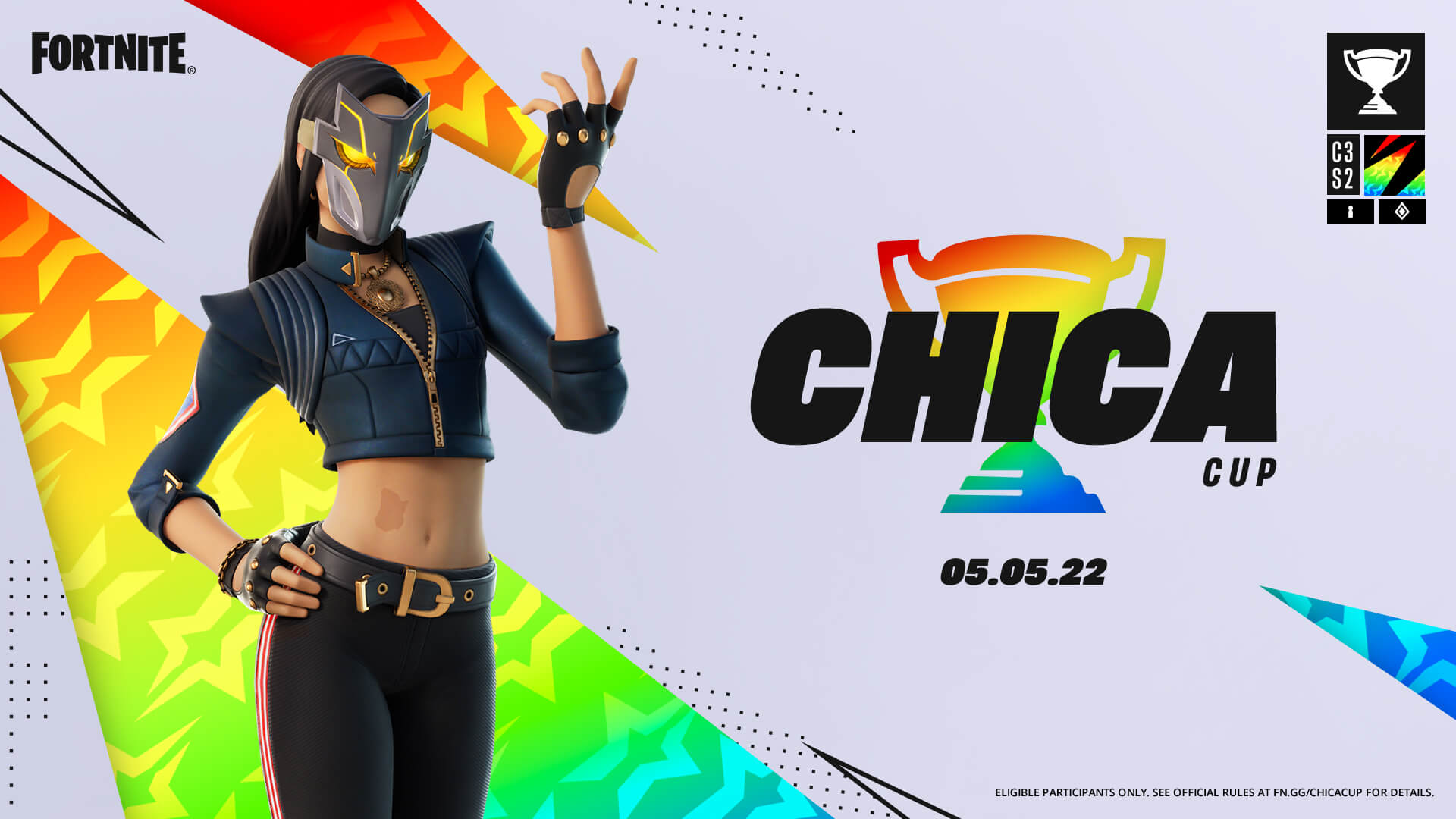 Chica Eggs-cites the Crowd in the Fortnite Icon Series