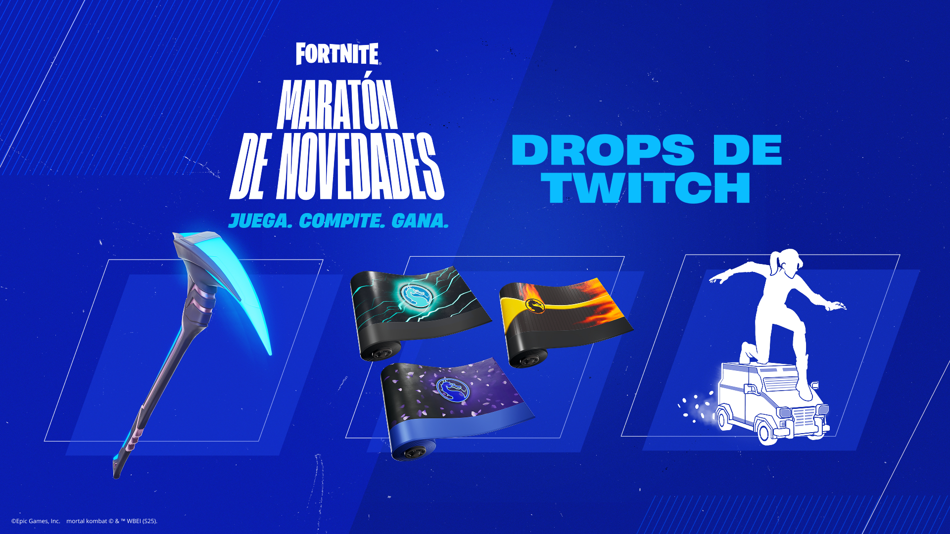 Fortnite Command Executor Pickaxe, Klassic Kombat Wraps, and Lil’ Armored Truck Emote
