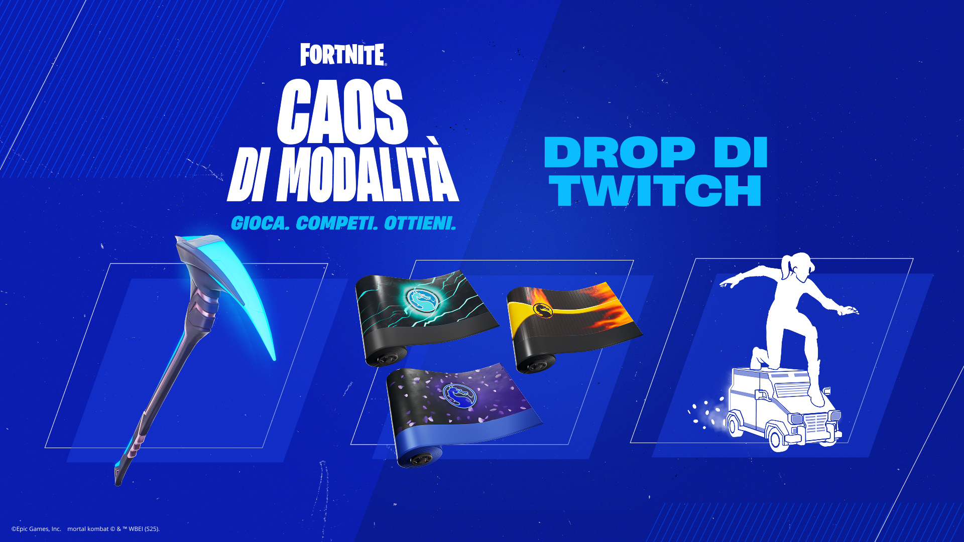 Fortnite Command Executor Pickaxe, Klassic Kombat Wraps, and Lil’ Armored Truck Emote
