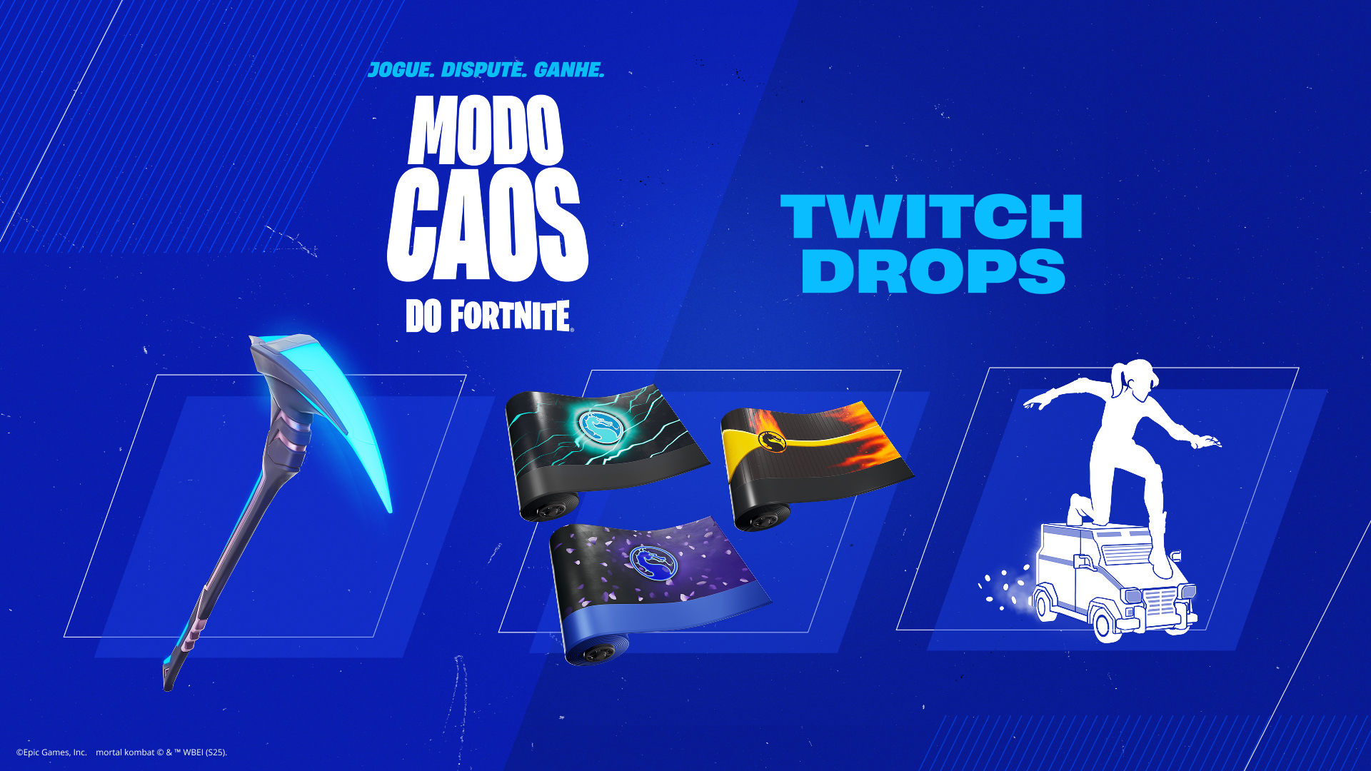 Fortnite Command Executor Pickaxe, Klassic Kombat Wraps, and Lil’ Armored Truck Emote