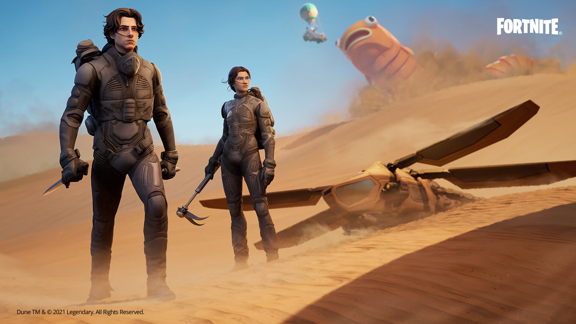 Fortnite Dune Loading Screen