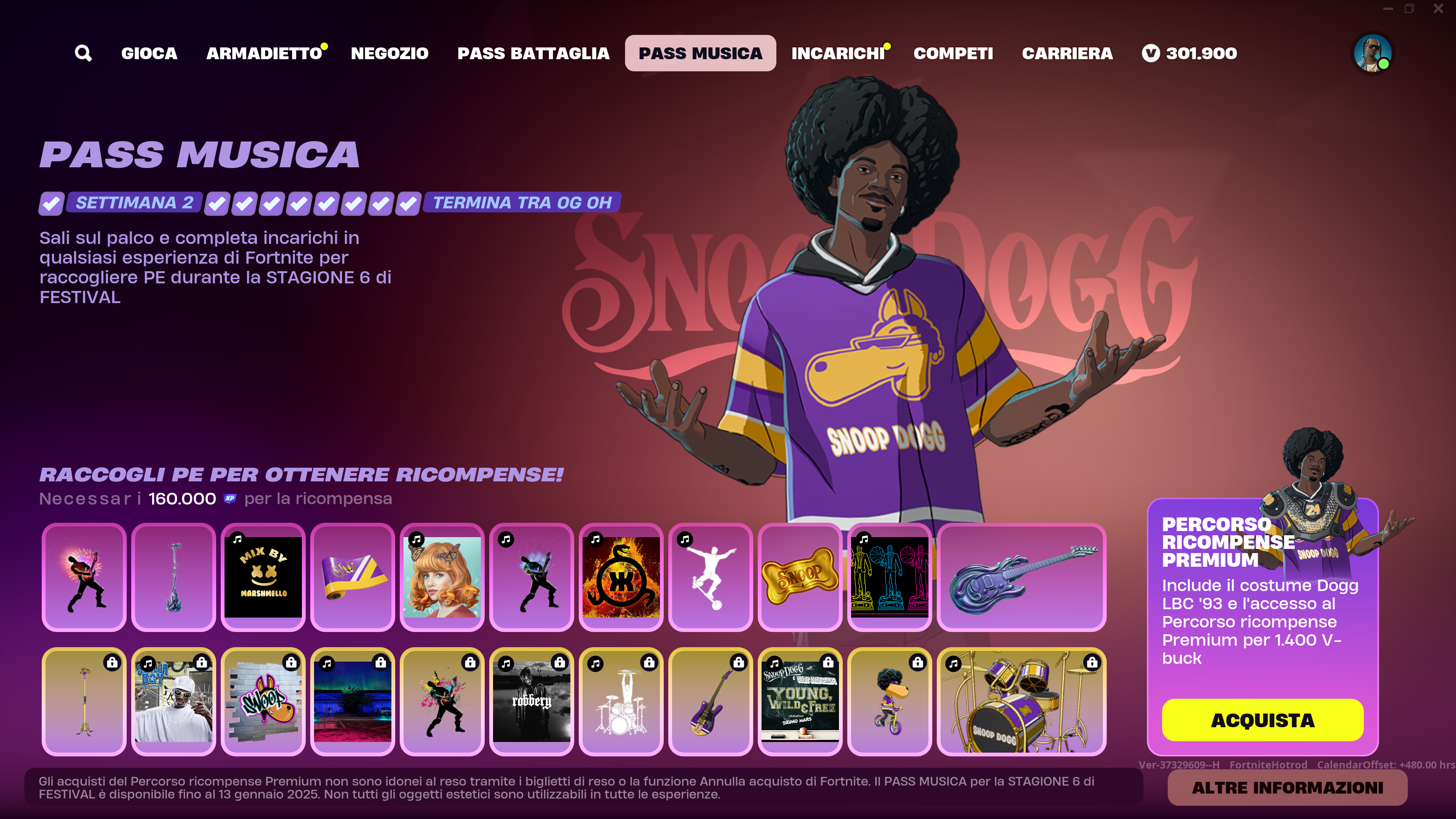 Fortnite Festival Season 6 Festival Pass IT
