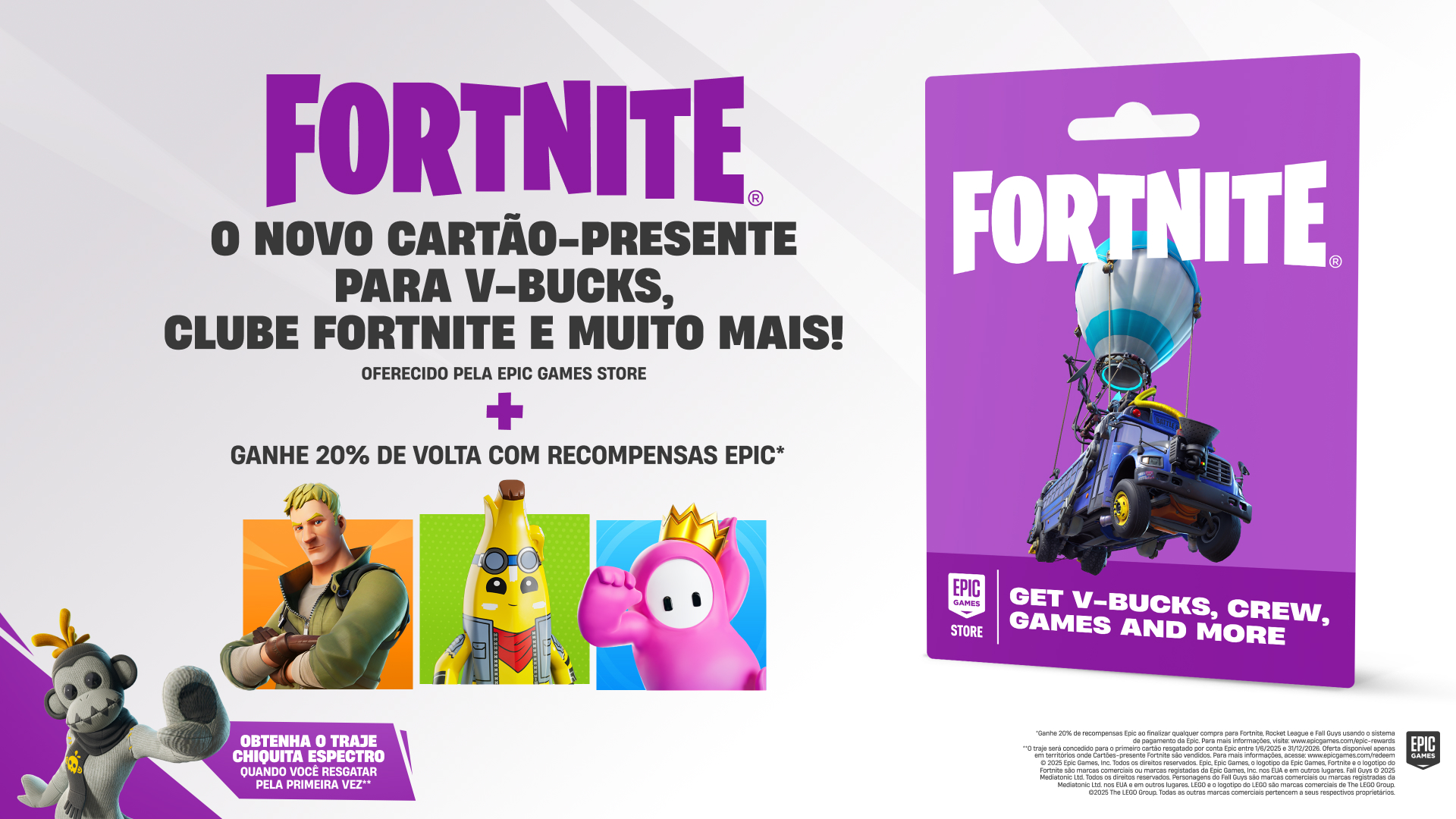 Fortnite Gift Card to Get V-Bucks
