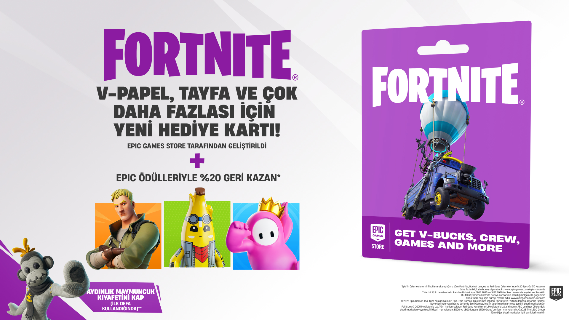 Fortnite Gift Card to Get V-Bucks