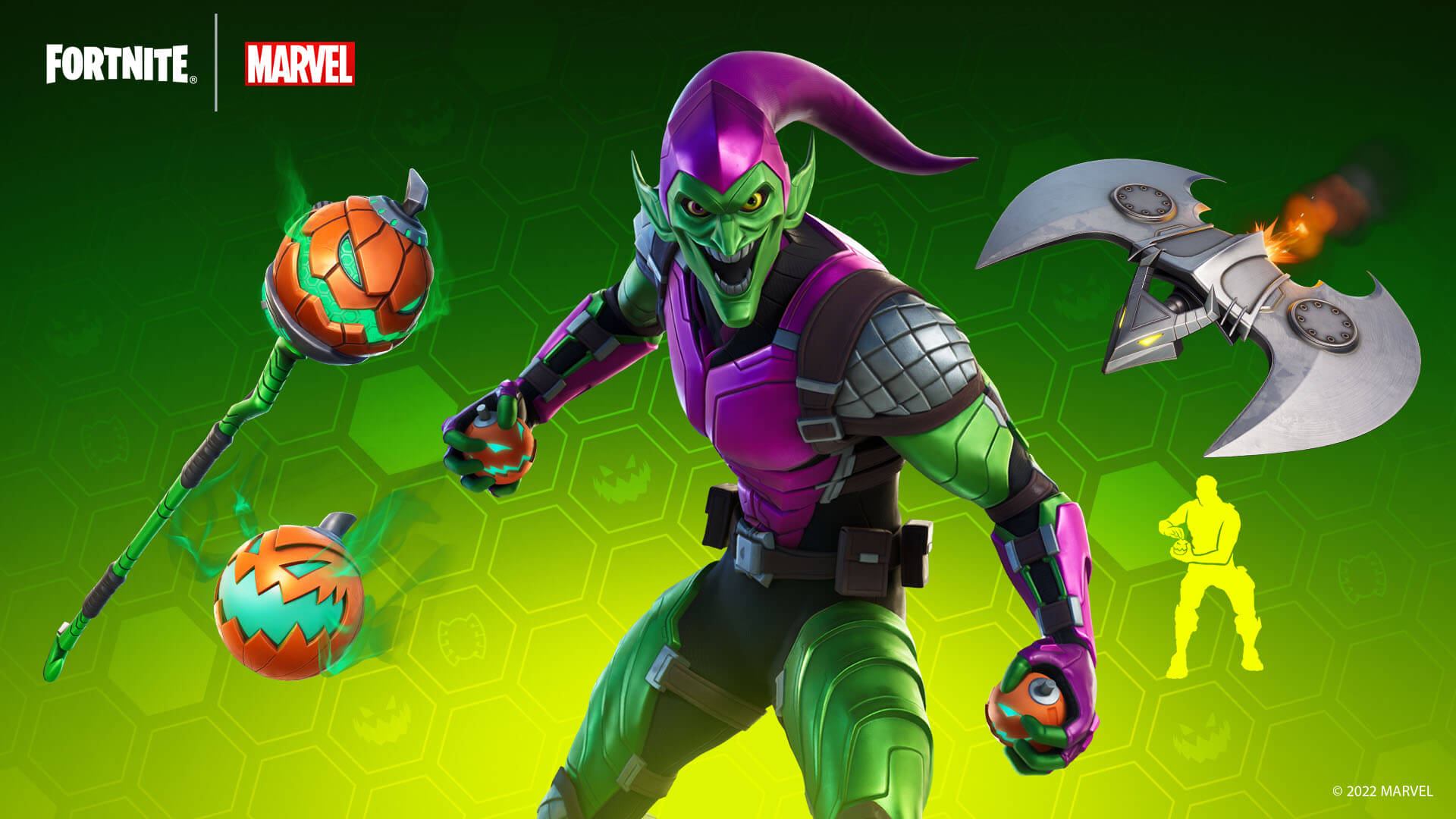 Fortnite Green Goblin Set