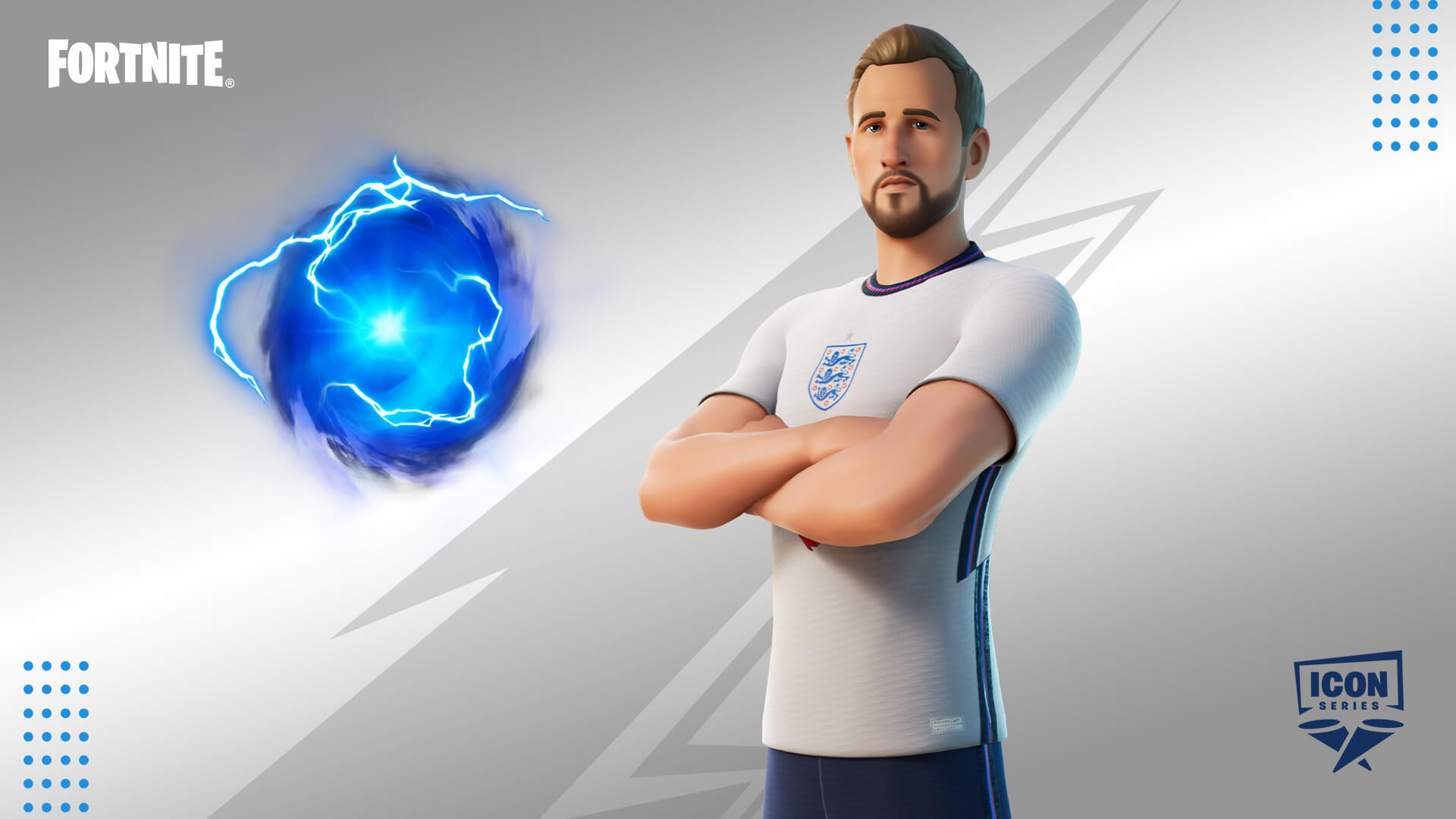 Traje Harry Kane Gesto e Acessório para as Costas FuraKane do Fortnite