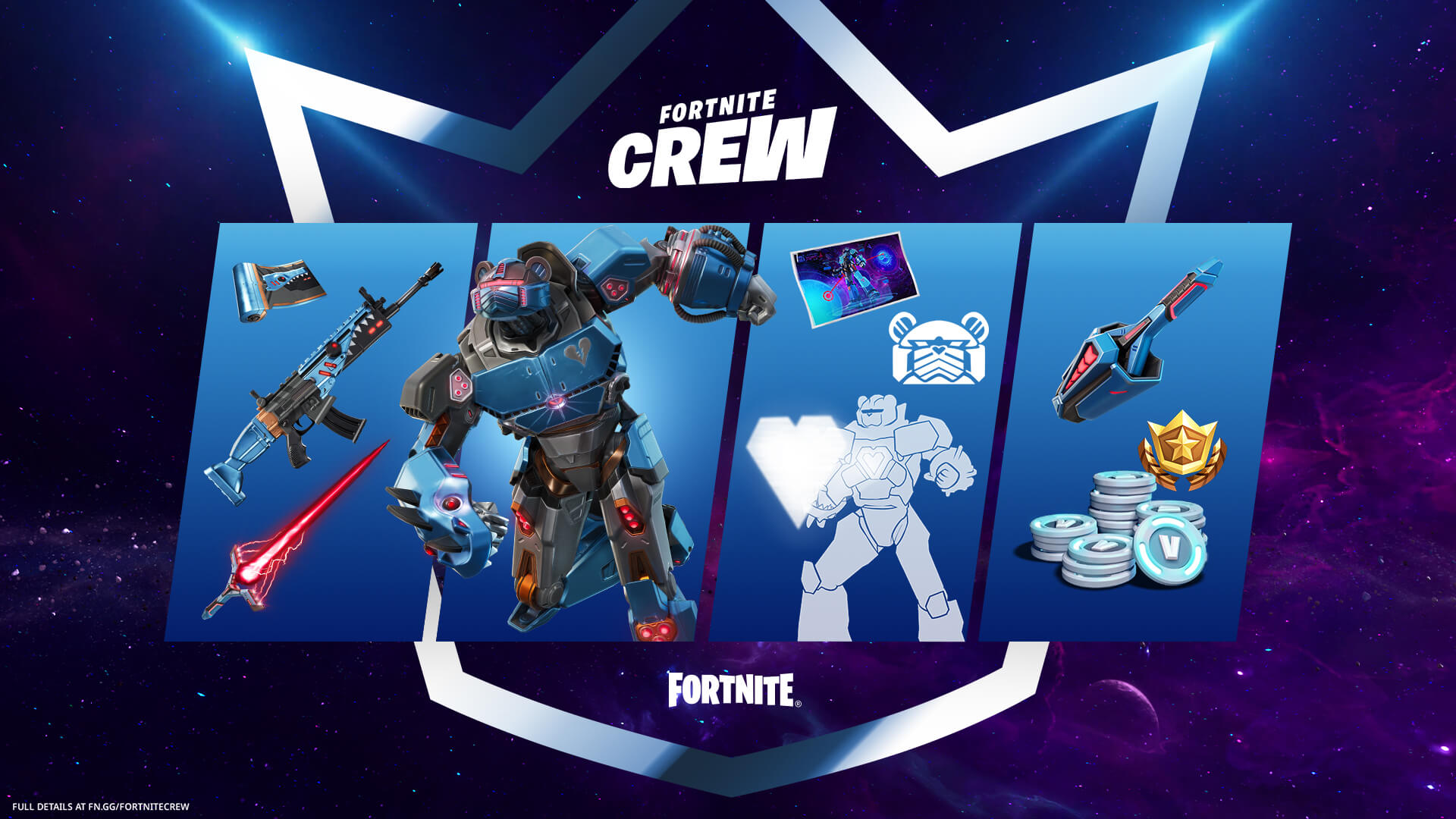 Fortnite July Crew pack to give free Save The World access and new