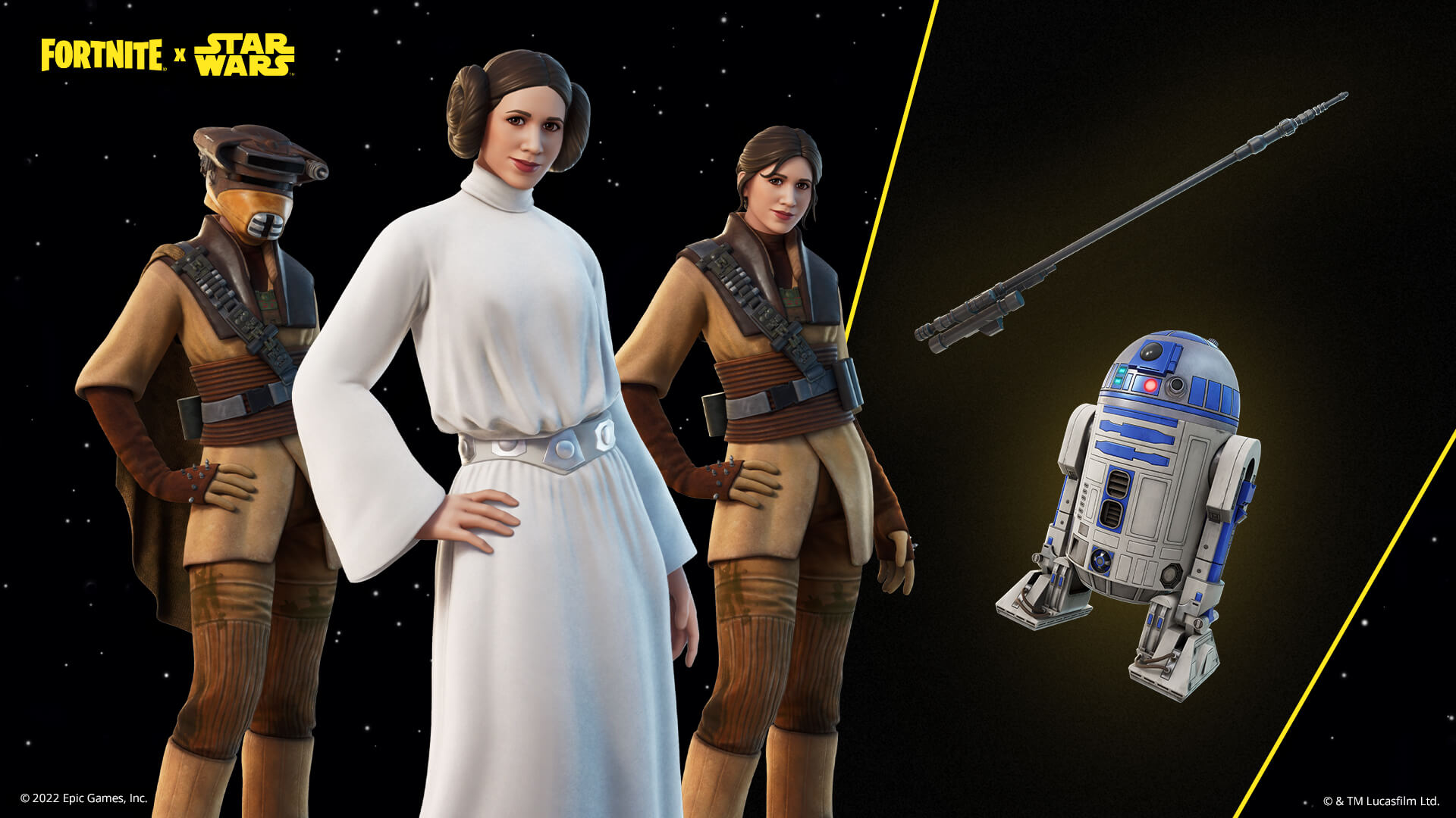 Fortnite Leia Organa Original-Trilogie-Gegenstände