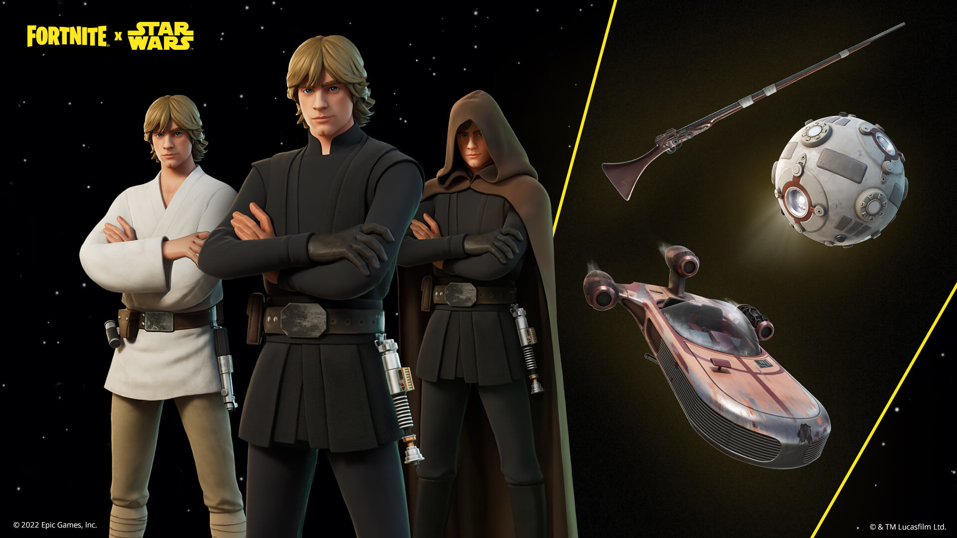 Fortnite Luke Skywalker Original Trilogy Items