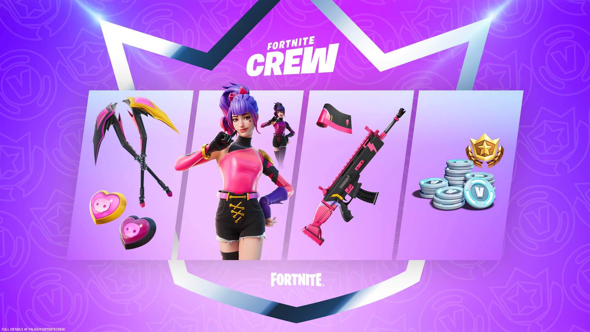 Fortnite March Crew Pack, V-Bucks, and Battle Pass