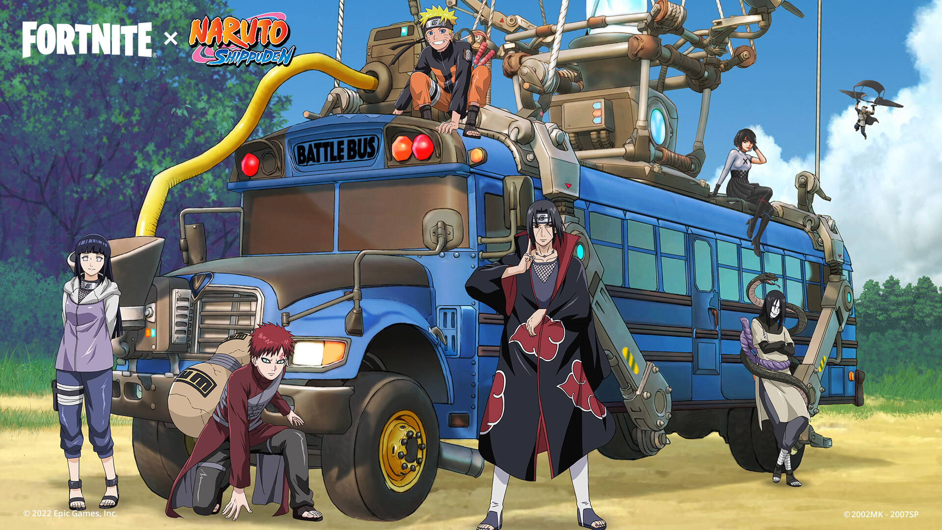 Naruto's Rivals Join Team 7 in Fortnite