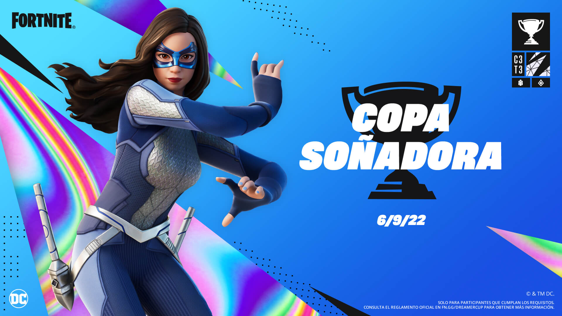 Atuendo de Nia Nial, Soñadora, en Fortnite.