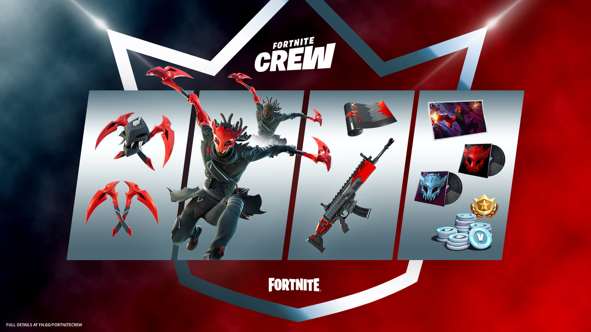 Fortnite October Crew Pack, V-Bucks, and Battle Pass