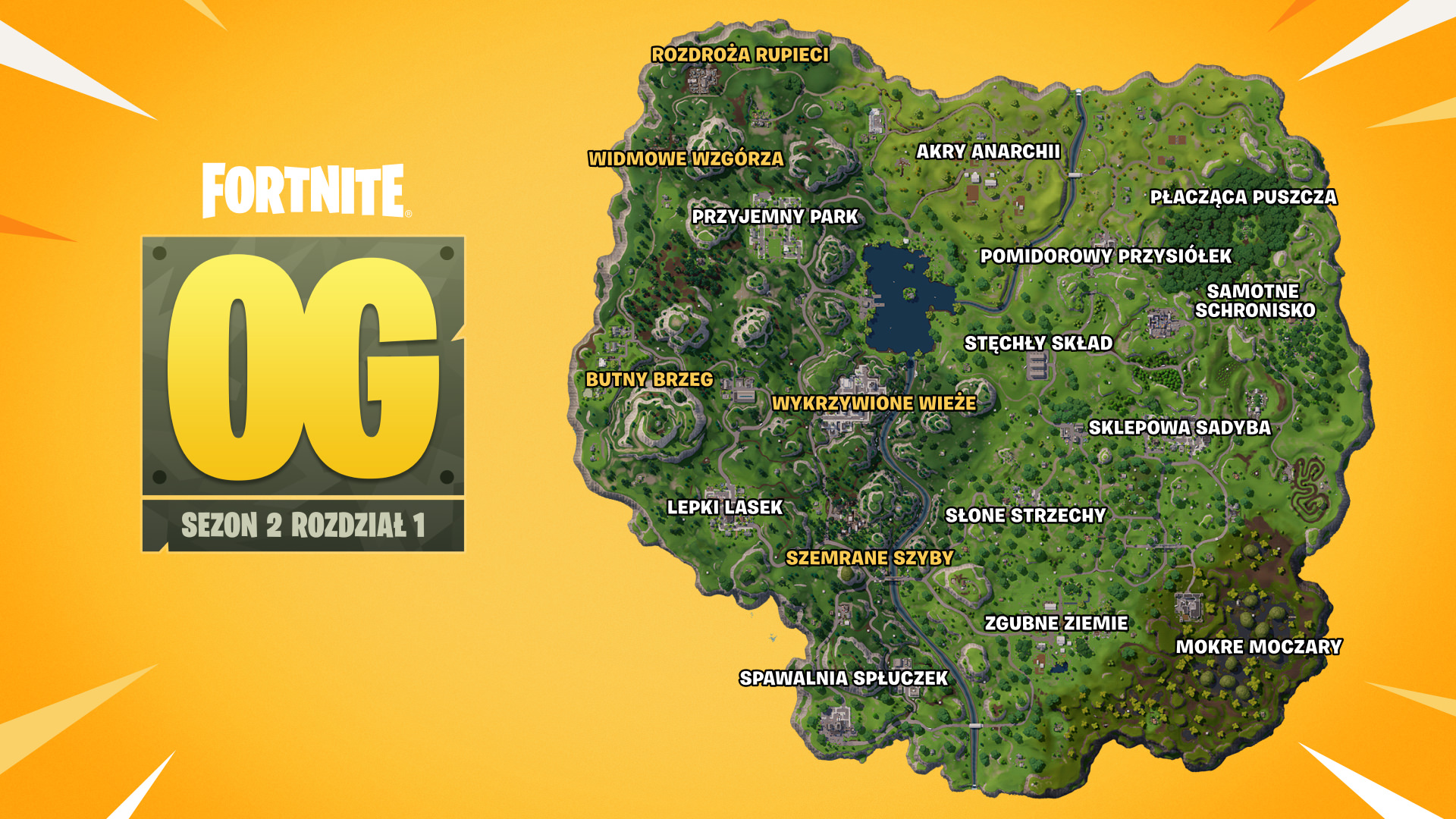 Fortnite OG Chapter 1 Season 2 Map PL