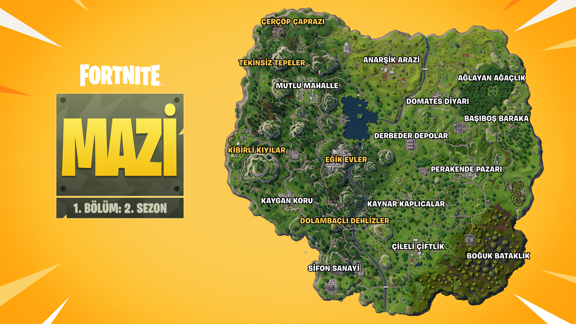 Fortnite OG Chapter 1 Season 2 Map TR
