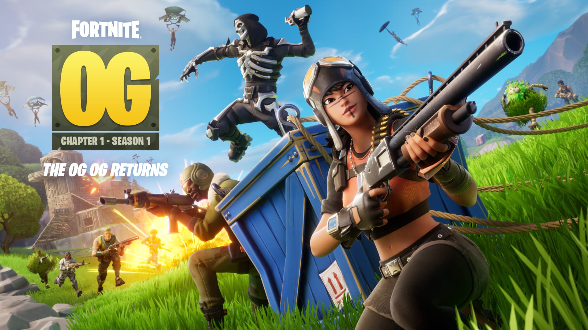 We're going back to day one of Season 1. Fortnite OG is here to stay!