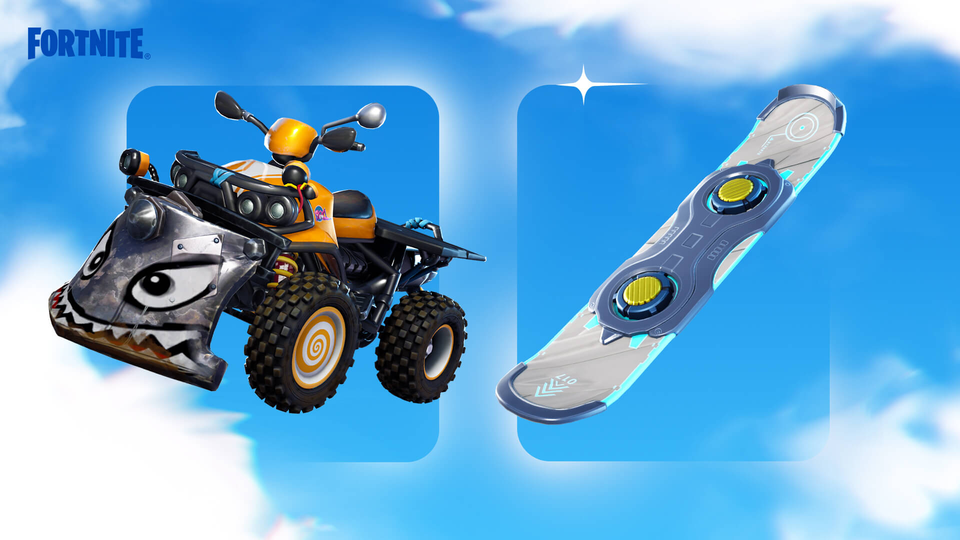 Quadcrasher et Driftboard de Fortnite OG