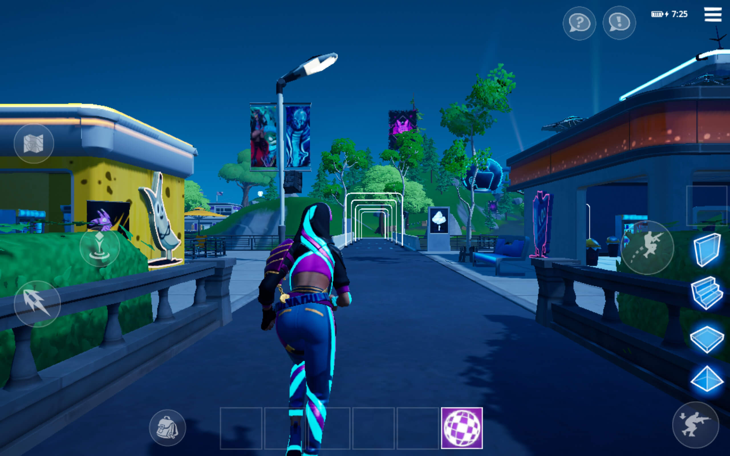 Lobby And Gameplay Speed Fortnite Your First Drop Into Party Royale Getting To The Big Screen