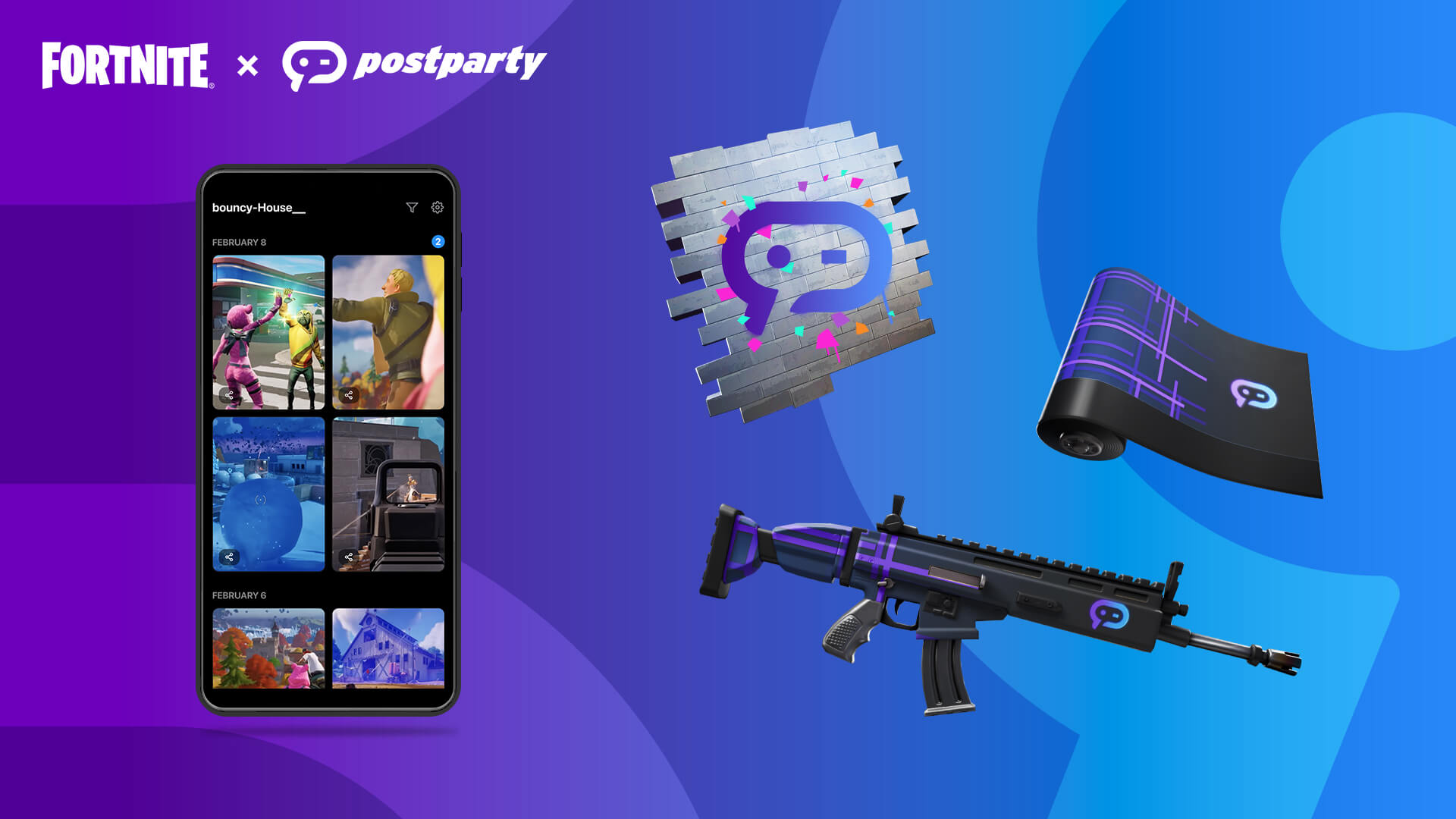 Приложение Postparty позволяет записывать моменты в Fortnite на  PlayStation, Xbox, Nintendo Switch и ПК