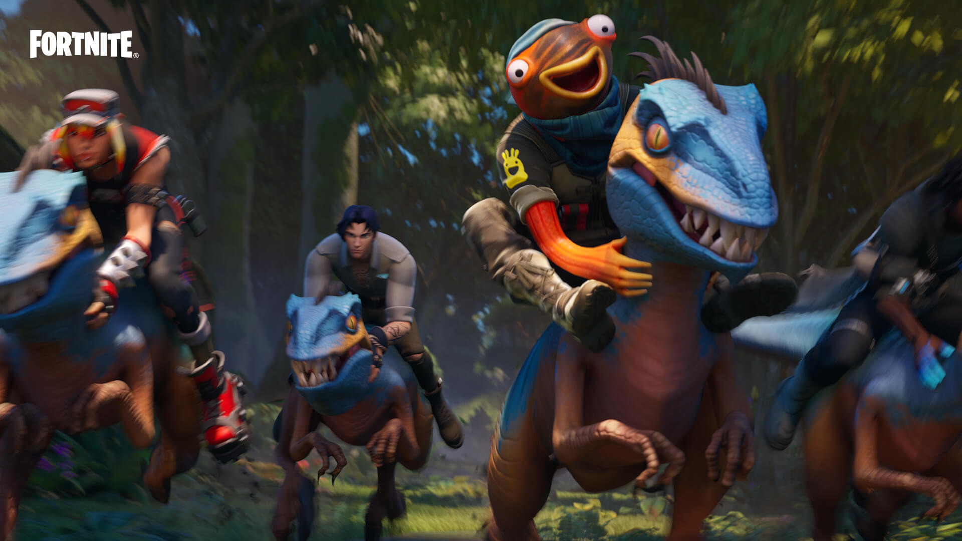 Fortnite Raptor Riding