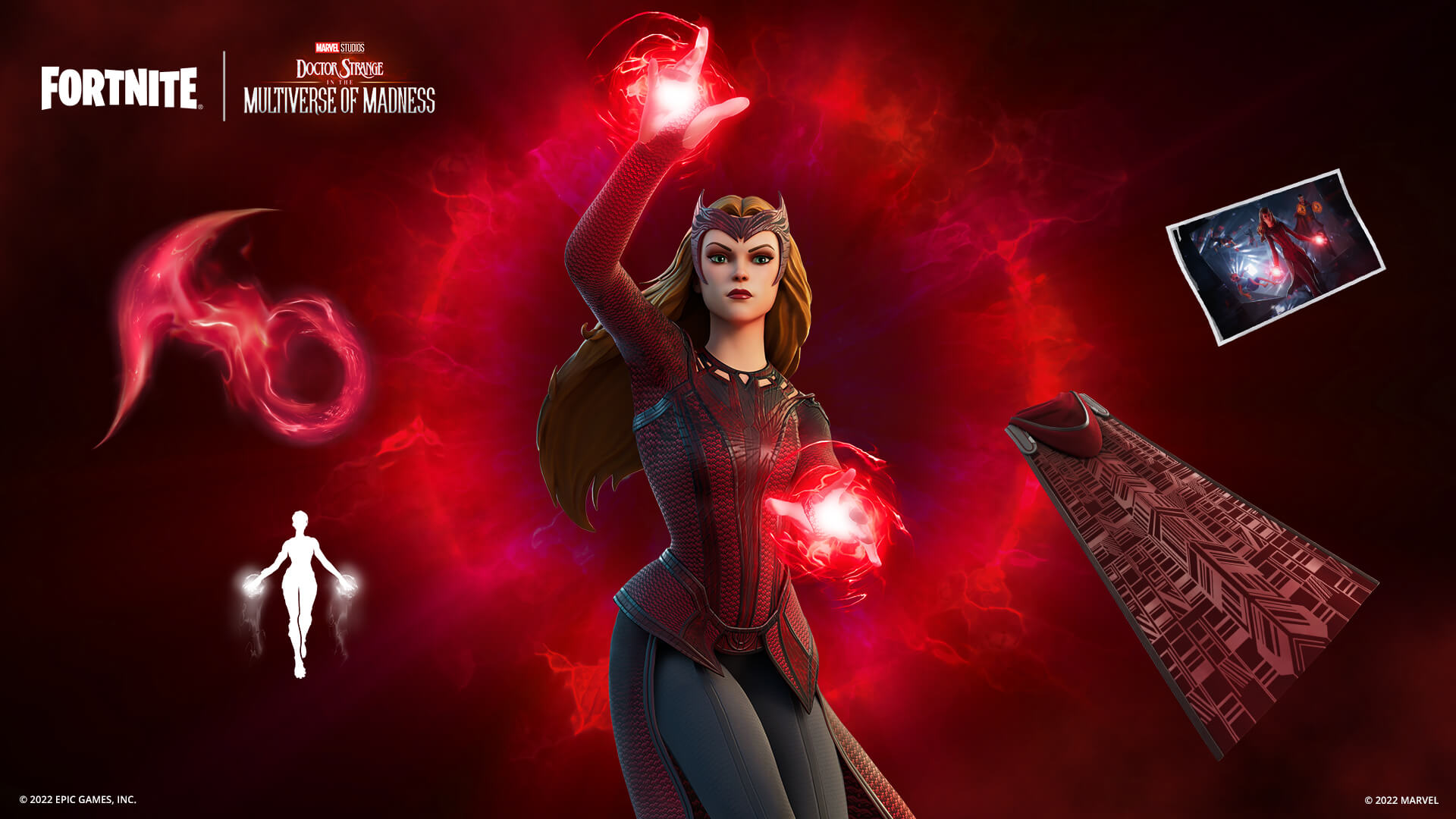 Fortnite Scarlet Witch Skin  Epic Outfit - Fortnite Skins