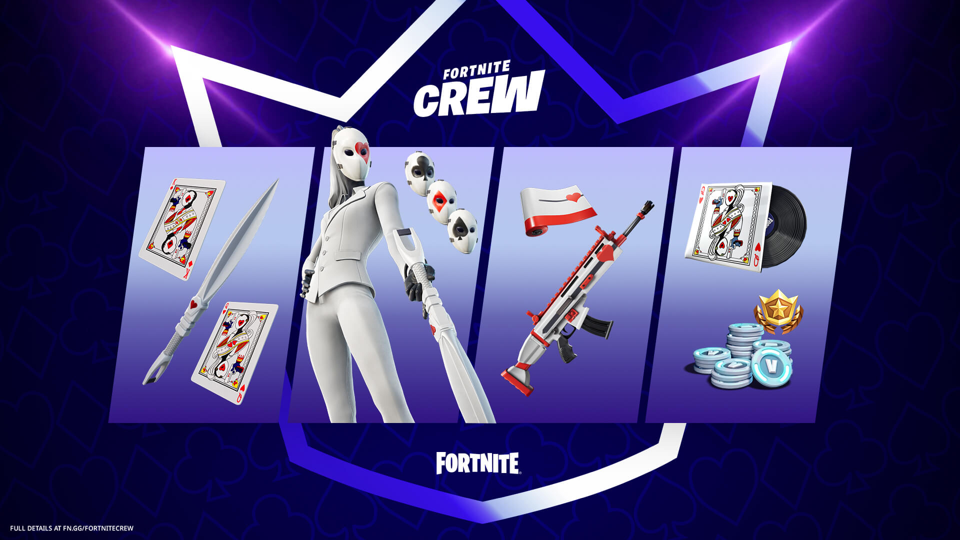 Fortnite September Crew rewards