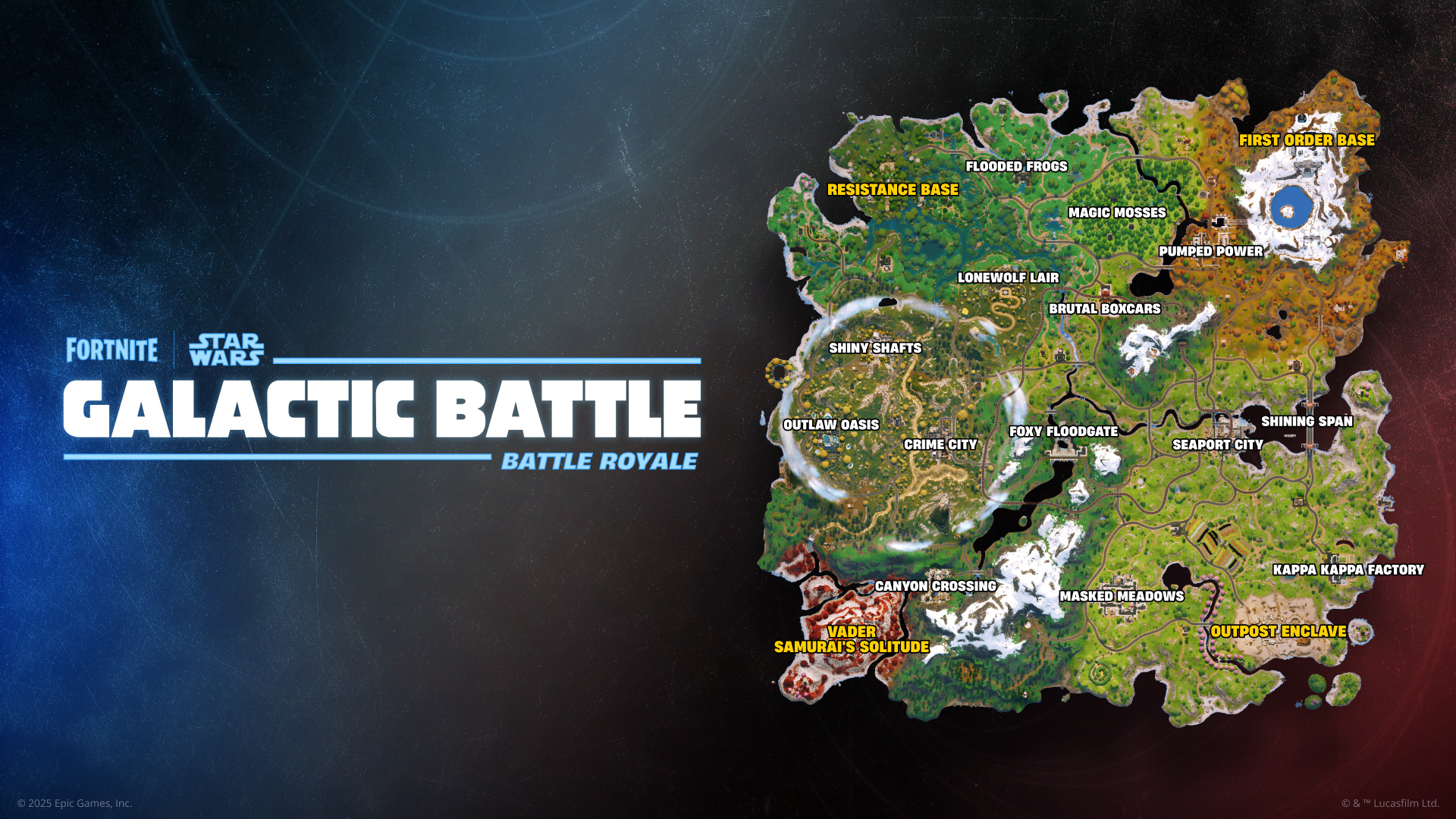 Fortnite Star Wars Galactic Battle Map De