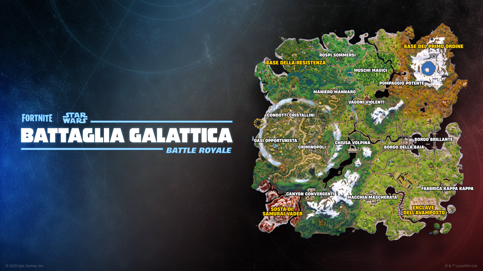 Fortnite Star Wars Galactic Battle Map It