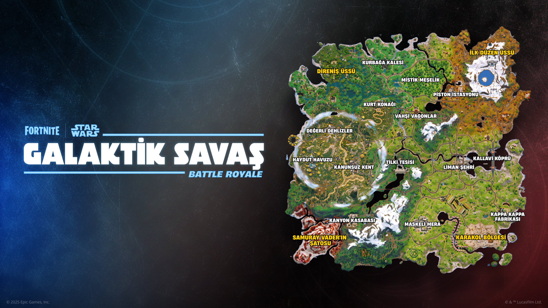Fortnite Star Wars Galactic Battle Map Tr