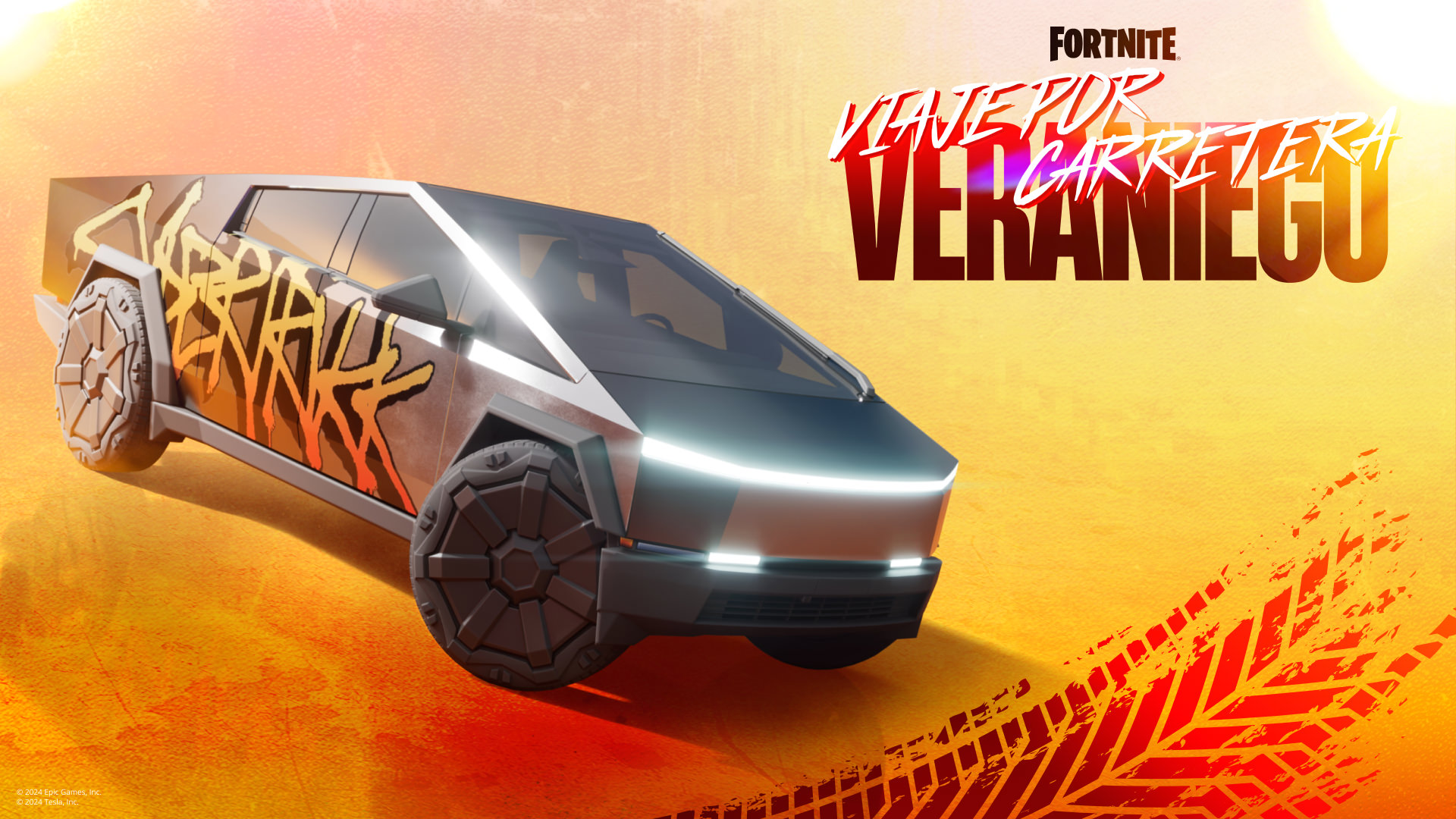 Fortnite Summer Road Trip Cybertruck ES-MX