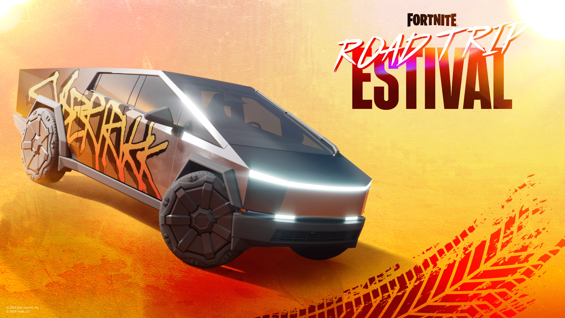 Fortnite Summer Road Trip Cybertruck FR