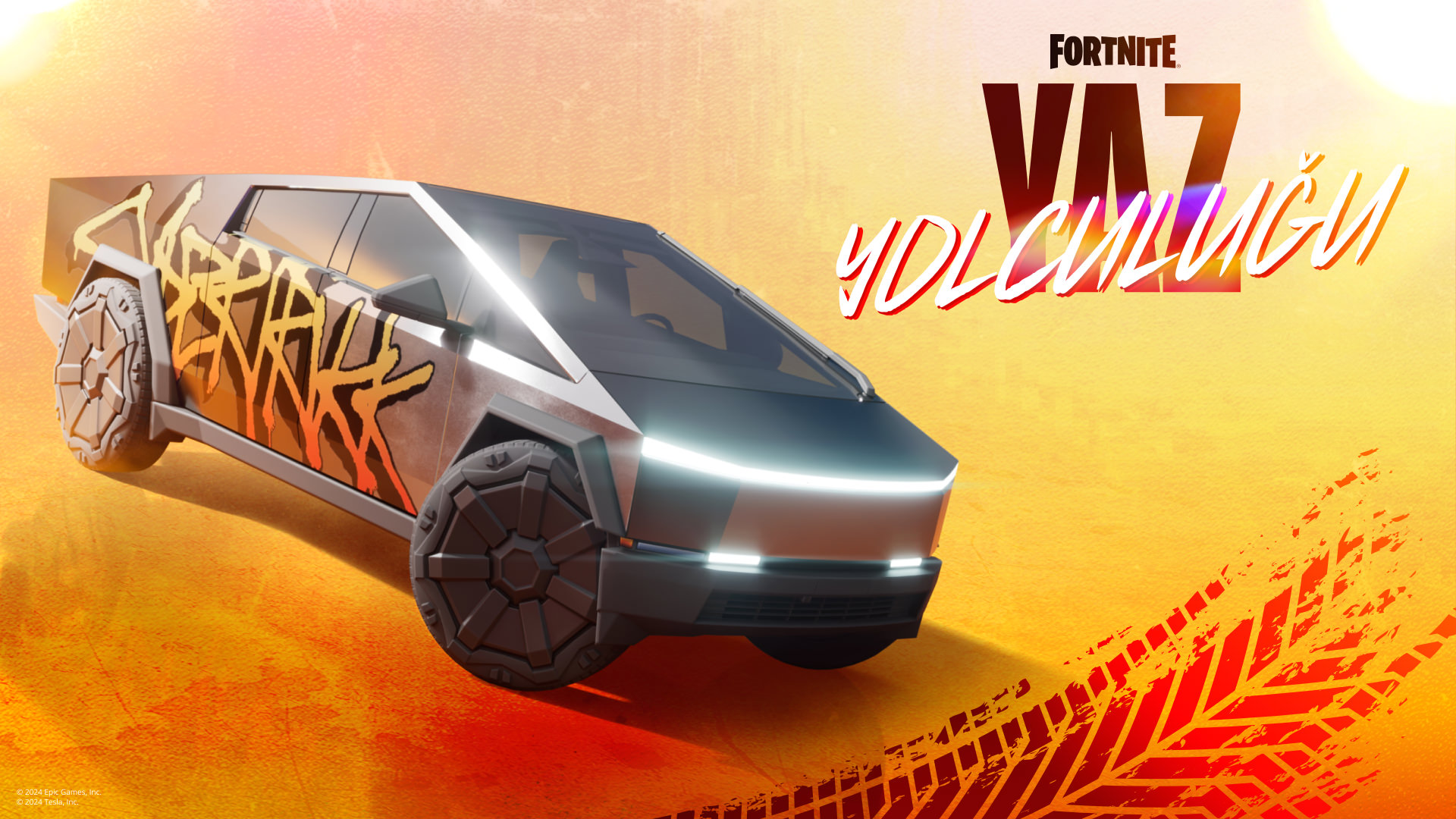 Fortnite Summer Road Trip Cybertruck TR