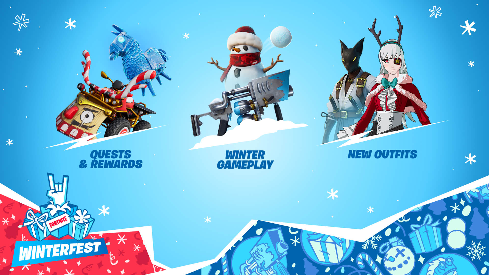 Fortnite Winterfest Infographic