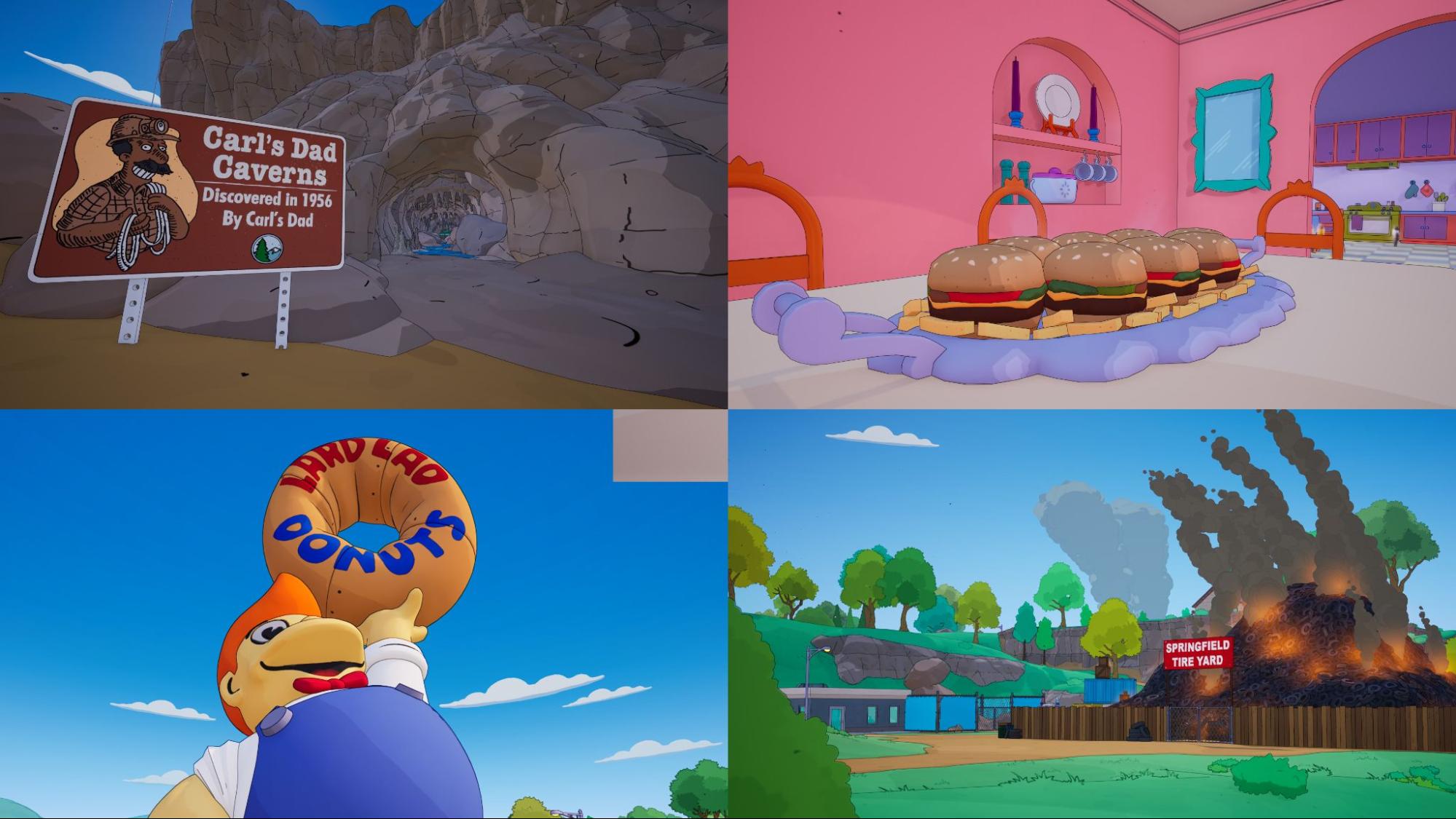 Fortnite X Die Simpsons - Collage