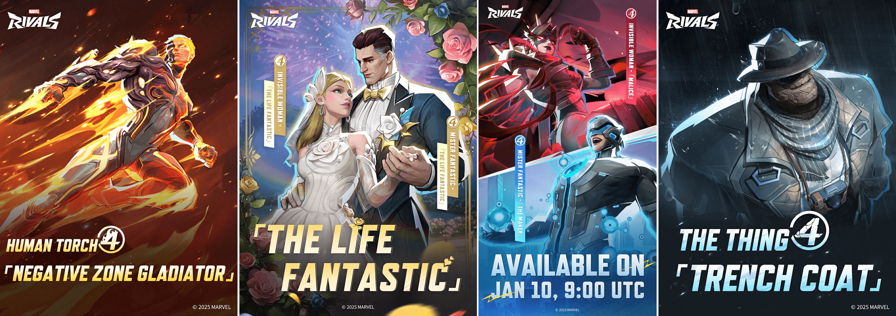 Quatre jeux fantastiques pour attendre les Quatre Fantastiques - Costumes