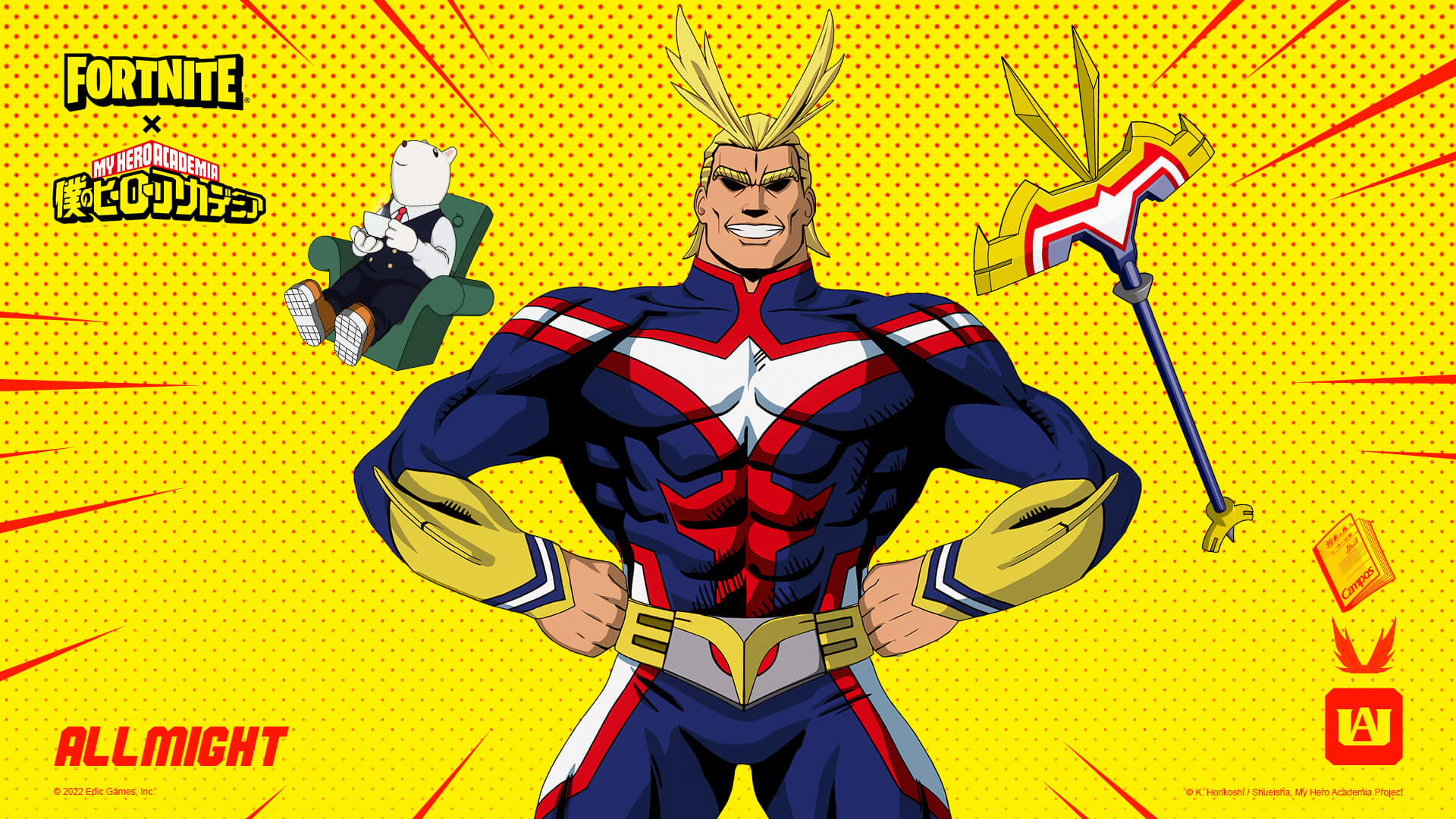 FR 23BR MHA Social Bundle AllMight Social