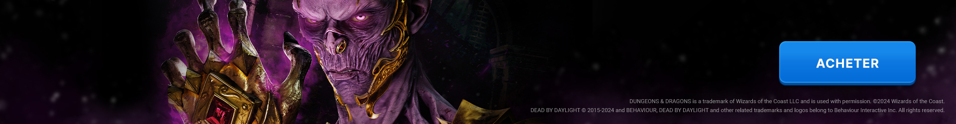 FR Dead By Daylight ClickableBANNER UnBRANDed 1920x250