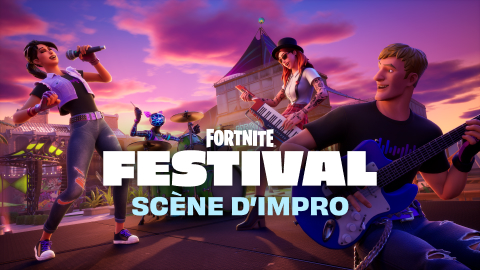 Scène d'impro de Fortnite Festival