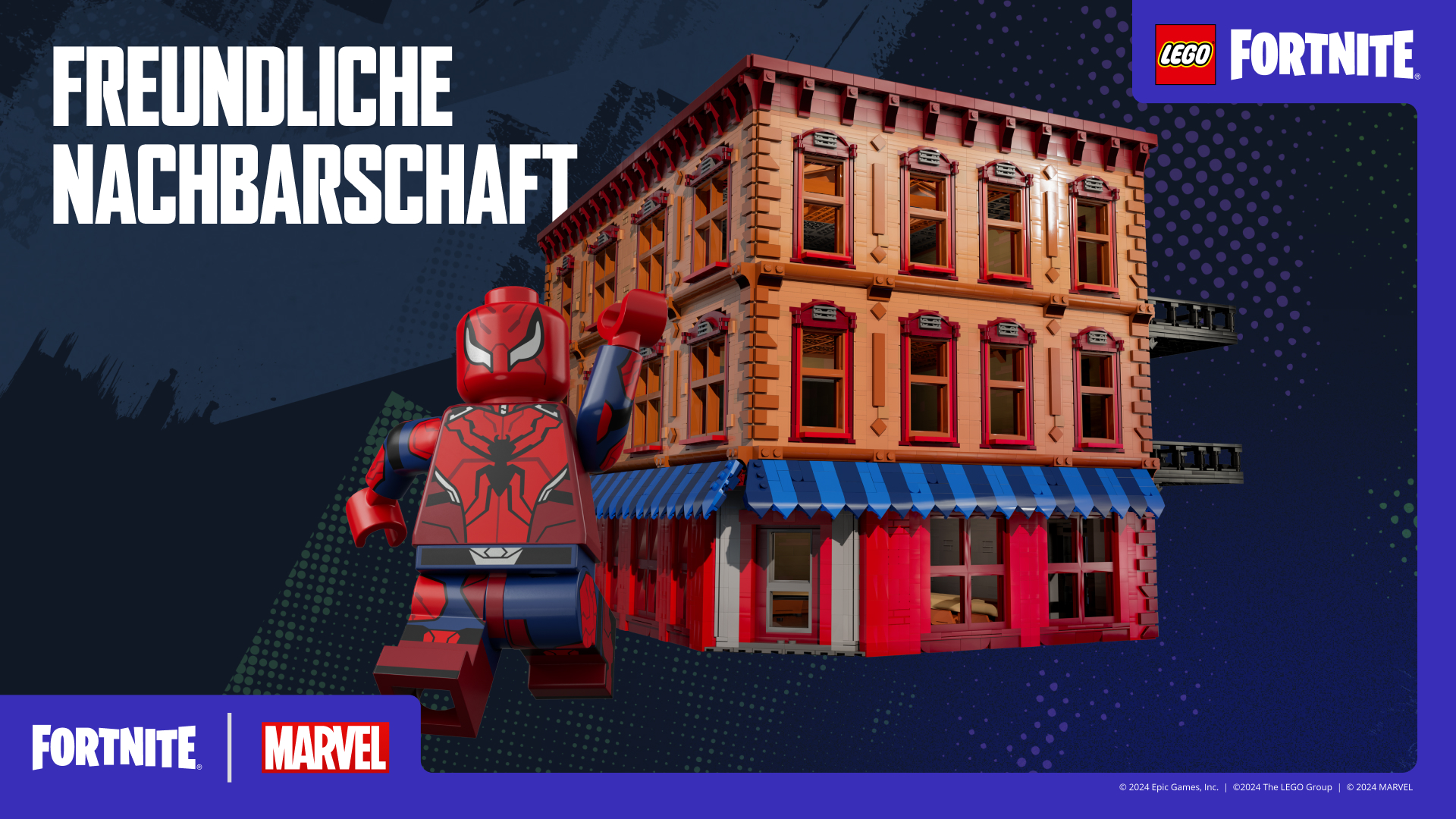Friendly Neighborhood Marvel Build Lego Fortnite DE